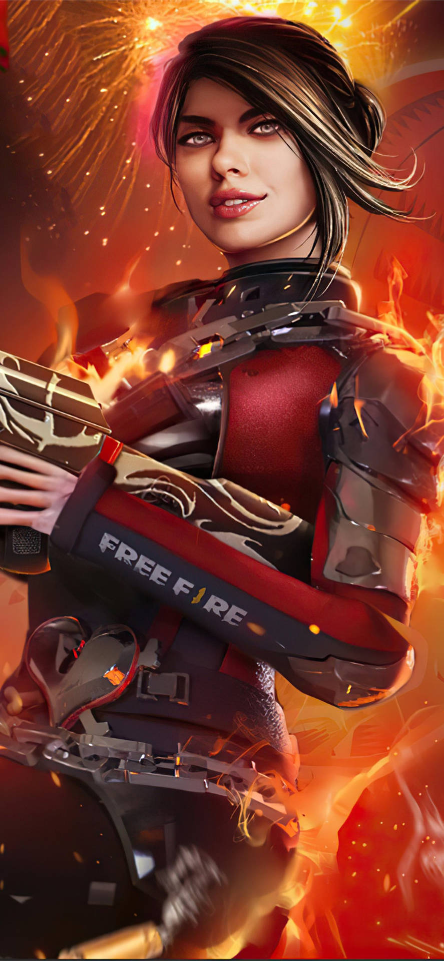 Free Fire Season 1: Fierce Battle In Red Body-suit