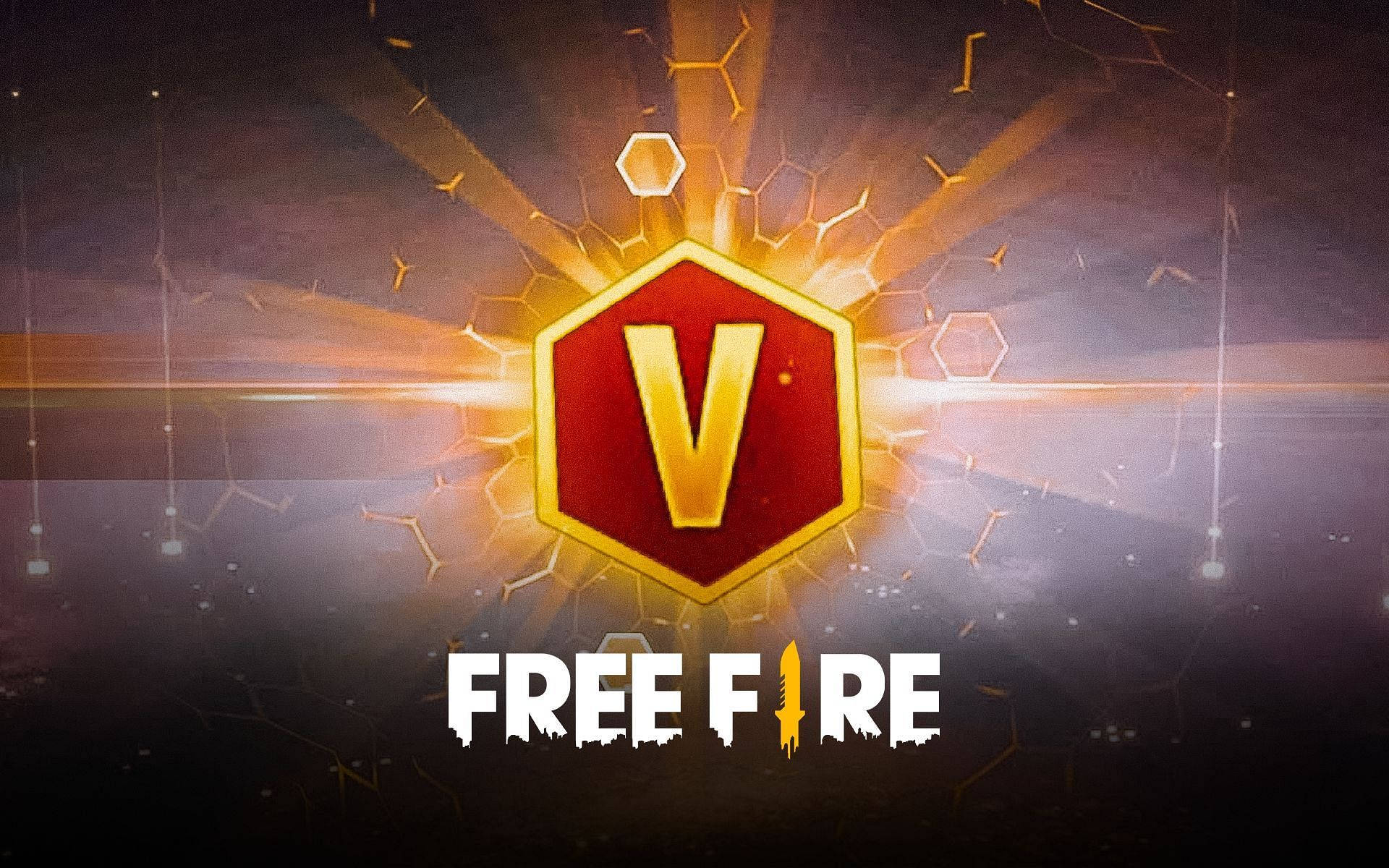 Free Fire V Badge Banner
