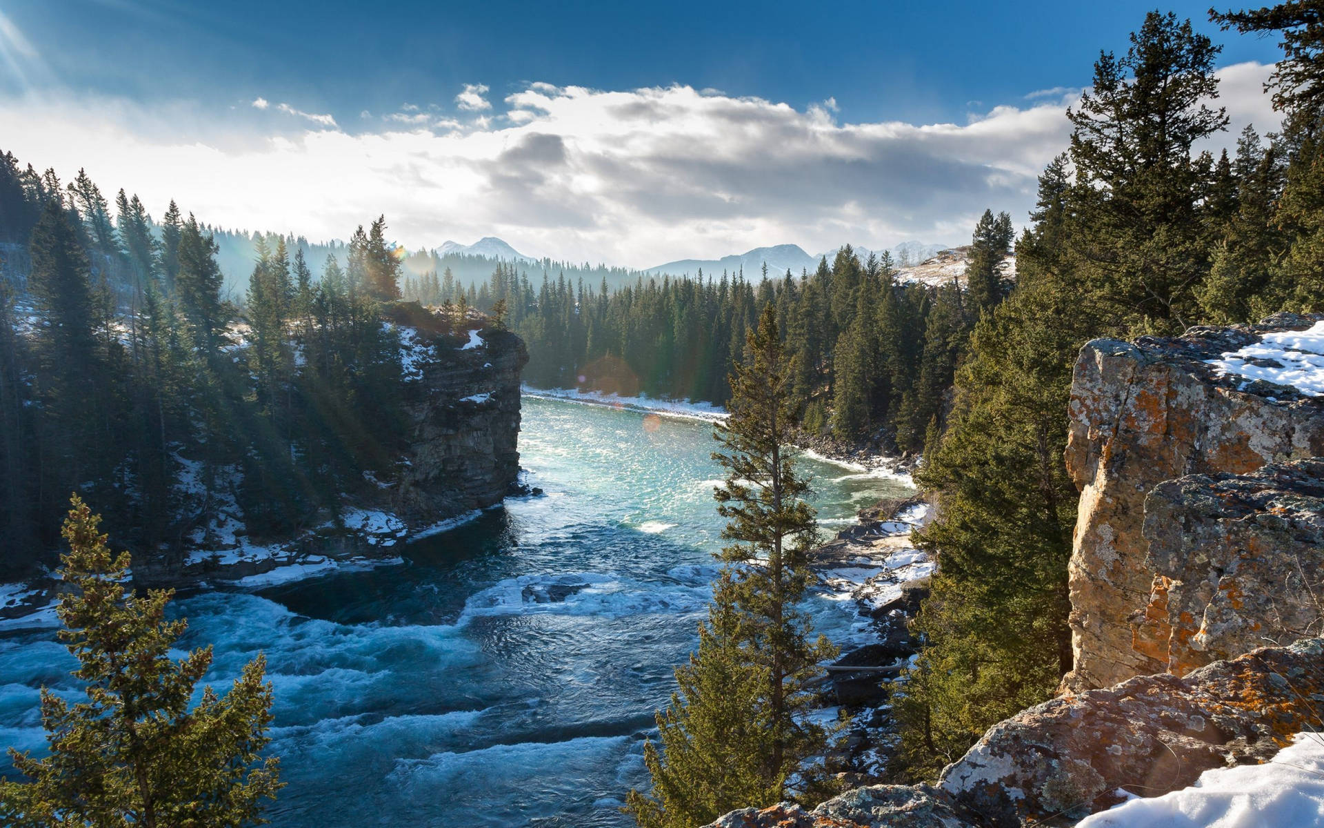 Free Image Frozen River