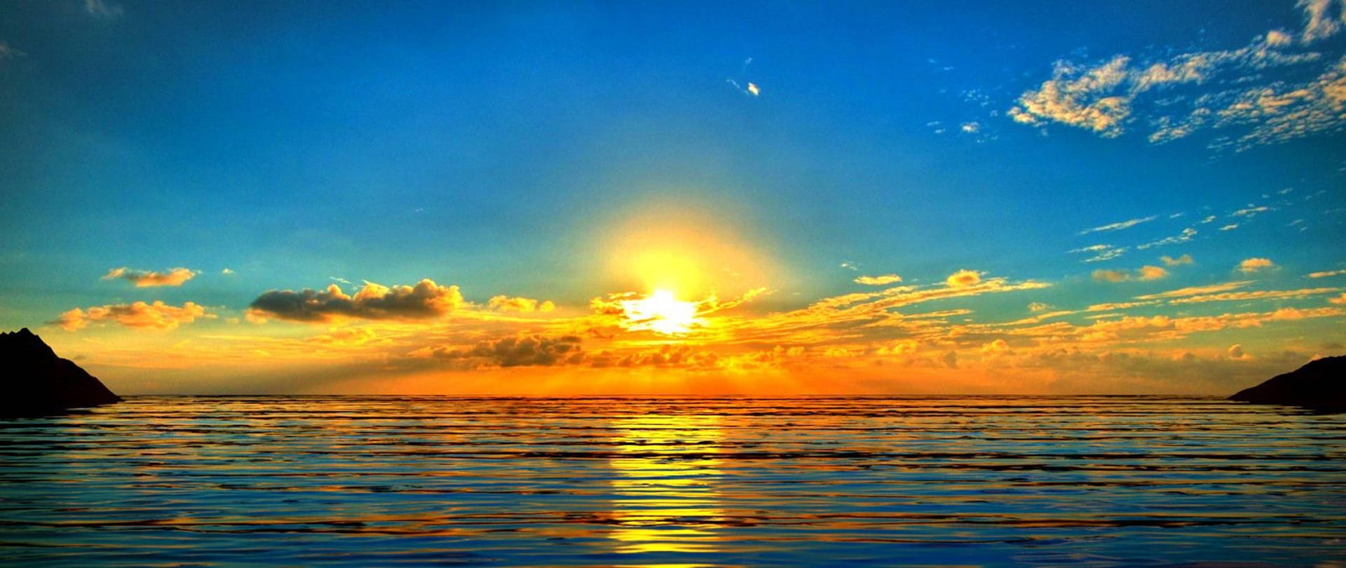 Free Image Ocean Sunset