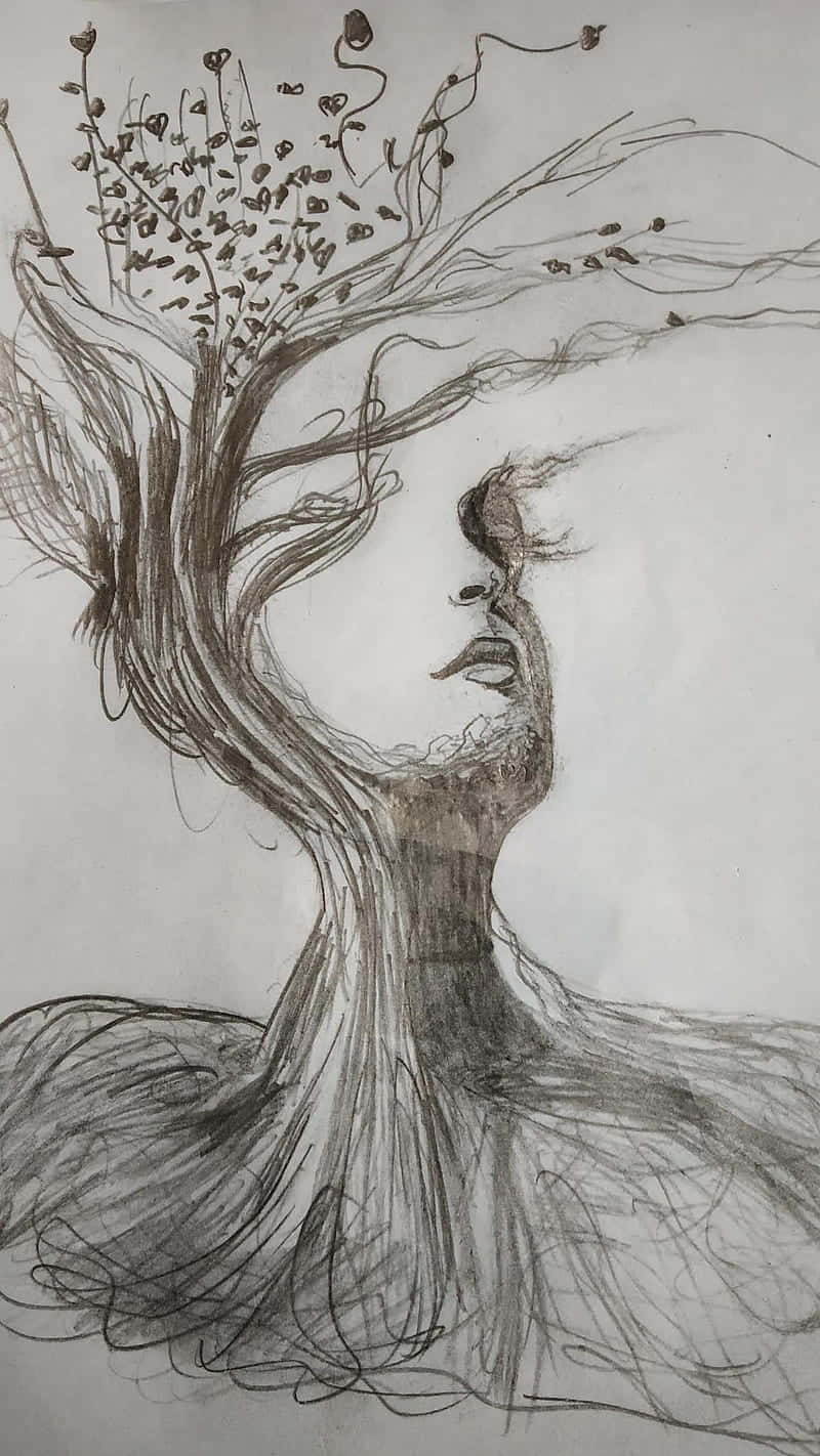 Free Spirited Sketches Background