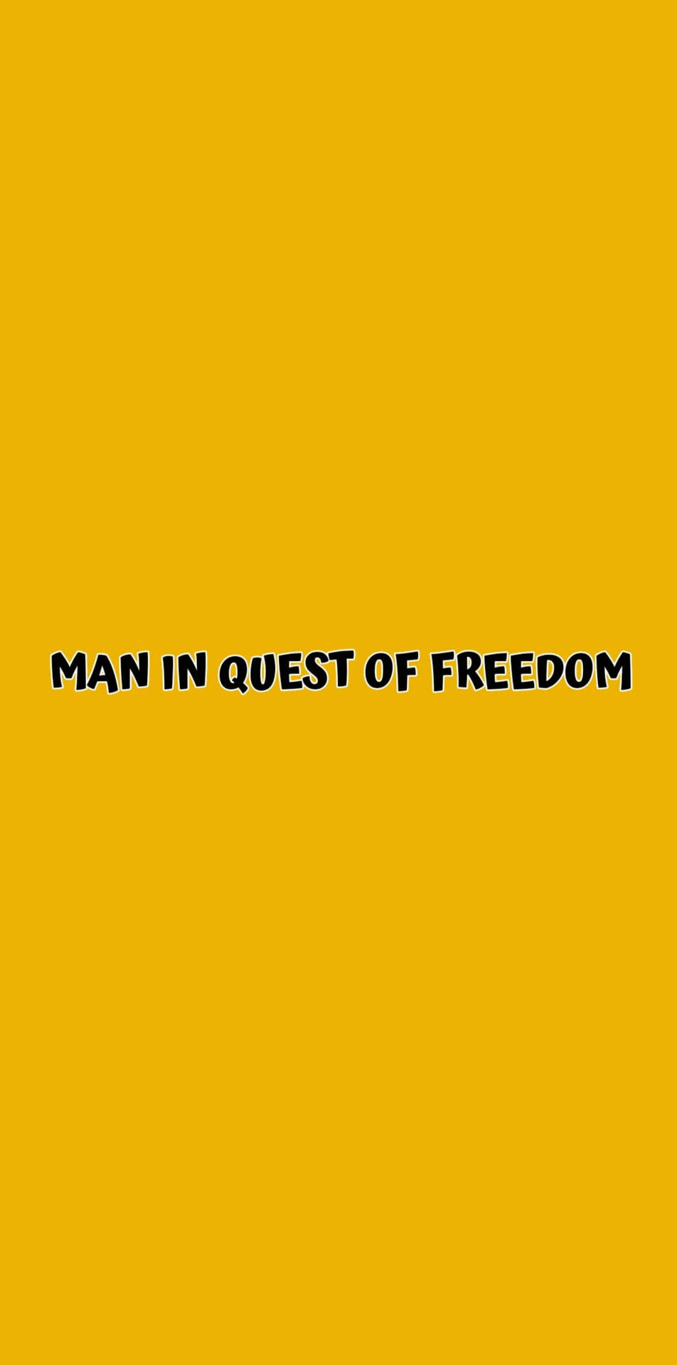 Freedom Plain Yellow Phone Background