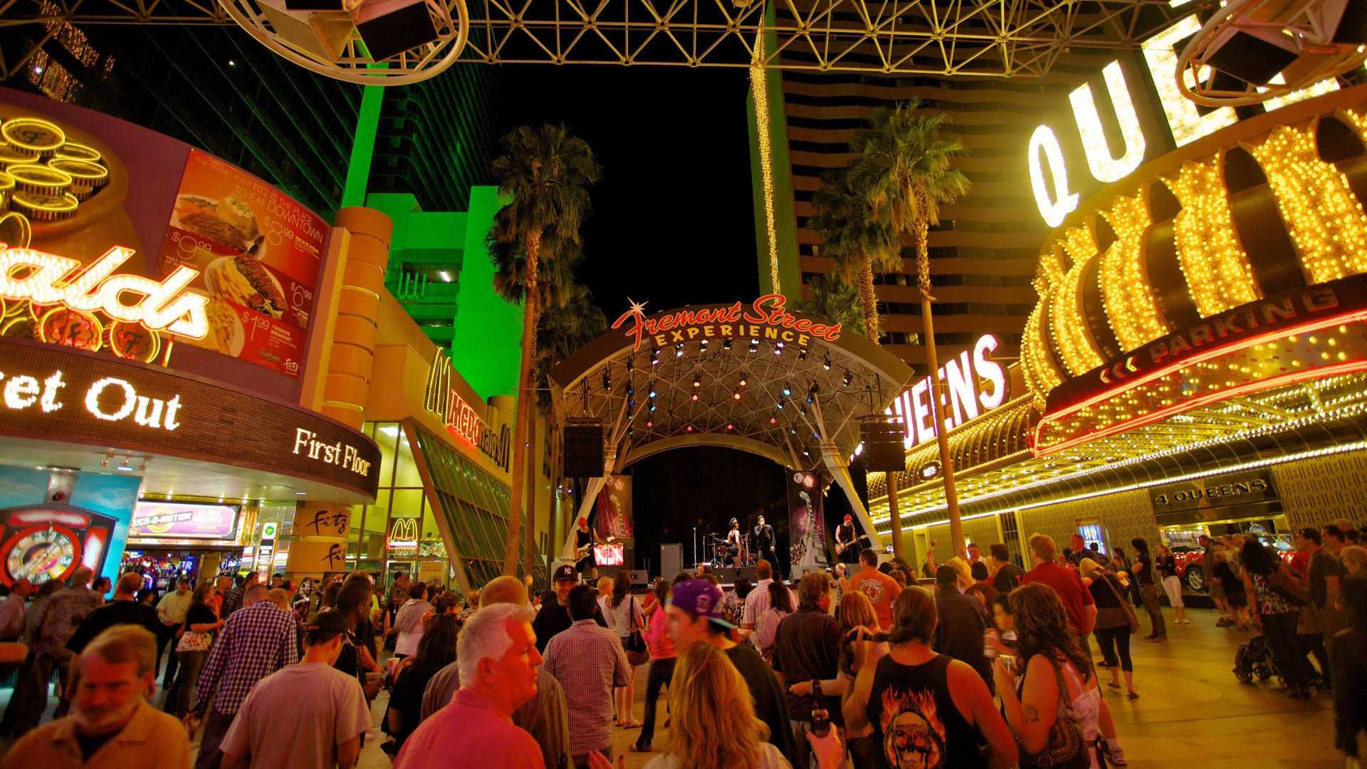 Fremont Street Close-up