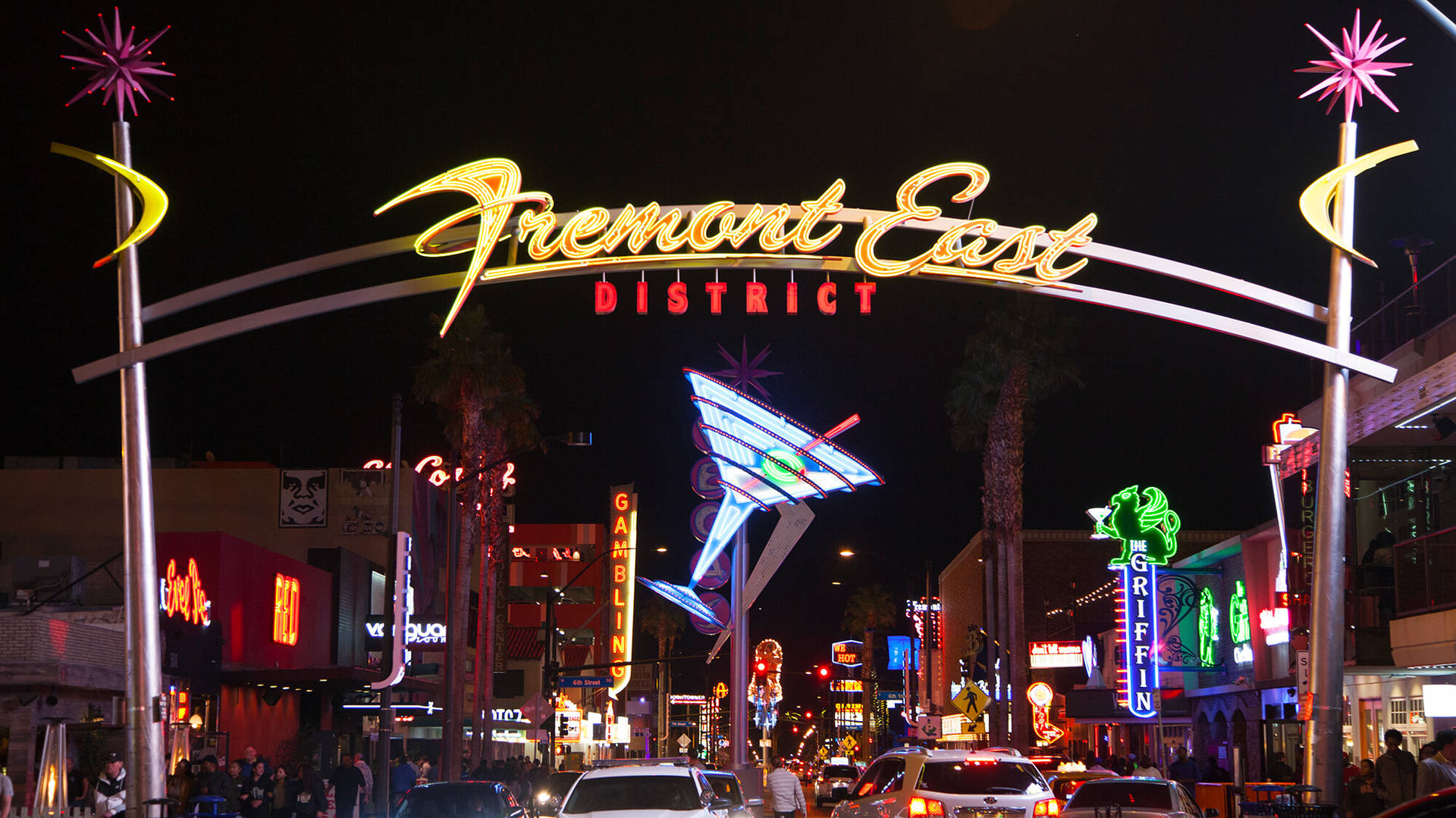 Fremont Street East District Signage