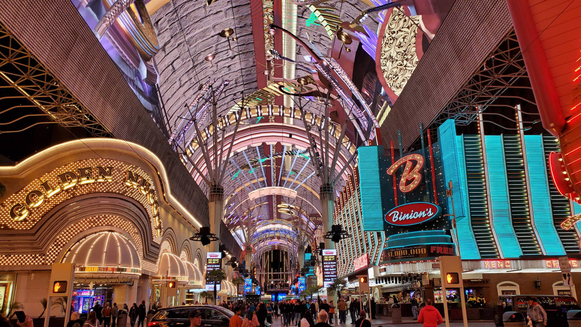 Fremont Street Lovely Ceiling