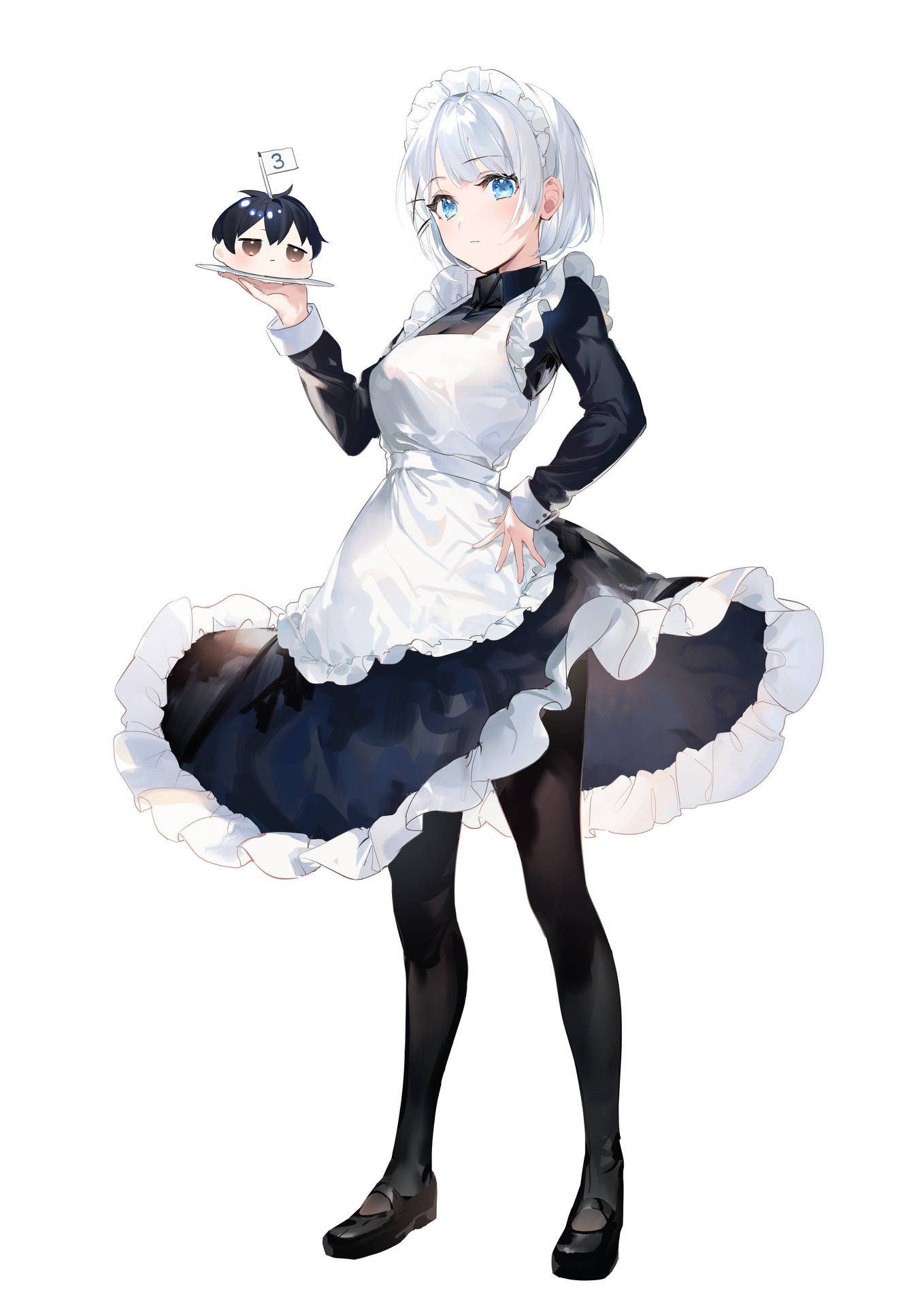 French Maid Detective Siesta Background