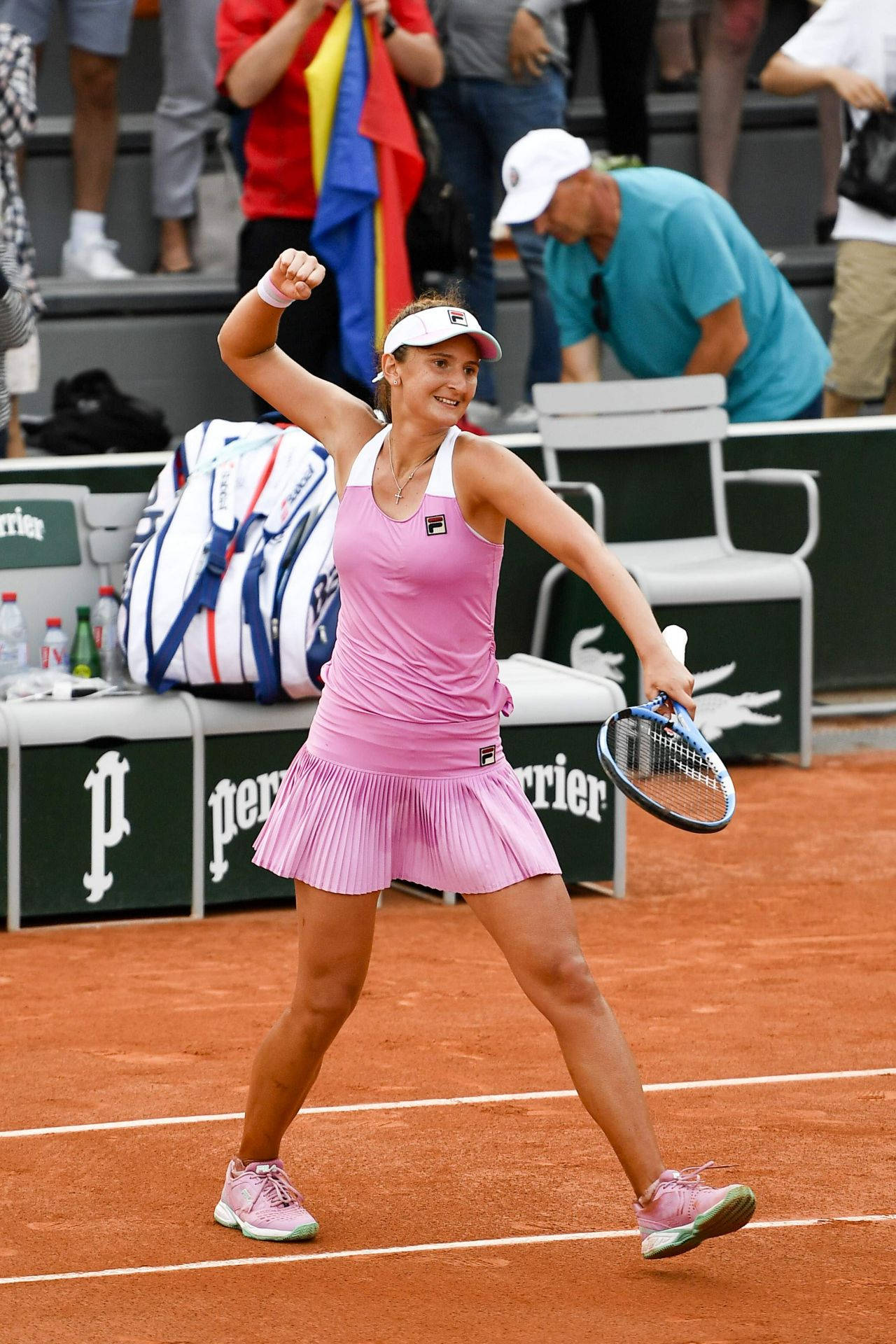 French Open Tennis Tournament Irina-camelia Begu Background