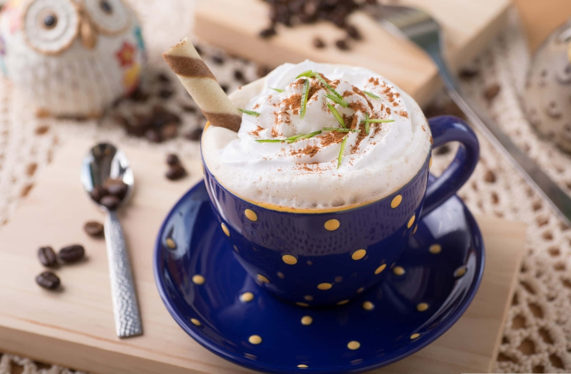 Fresh And Delicious Coffee Just A Cup Away! Background