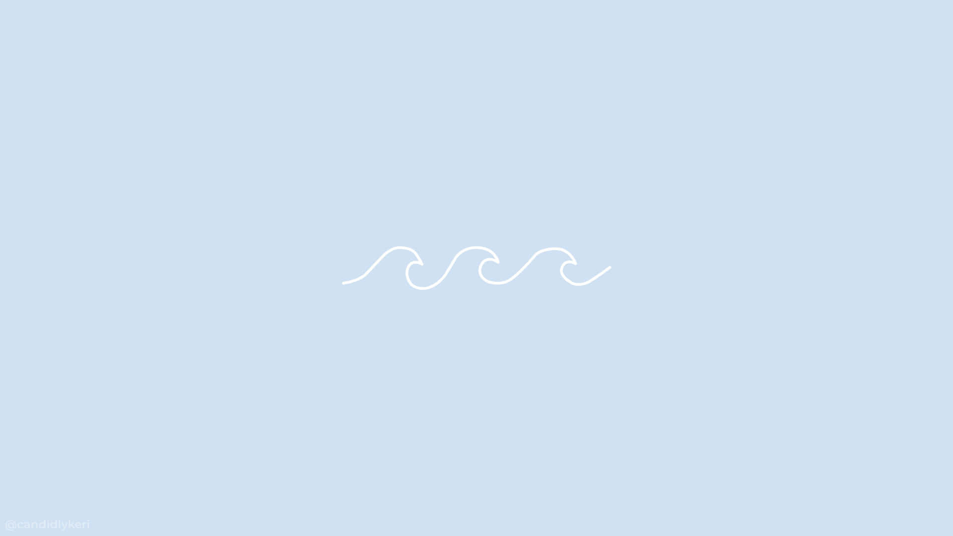 Fresh And Elegant Pastel Blue Aesthetic Desktop