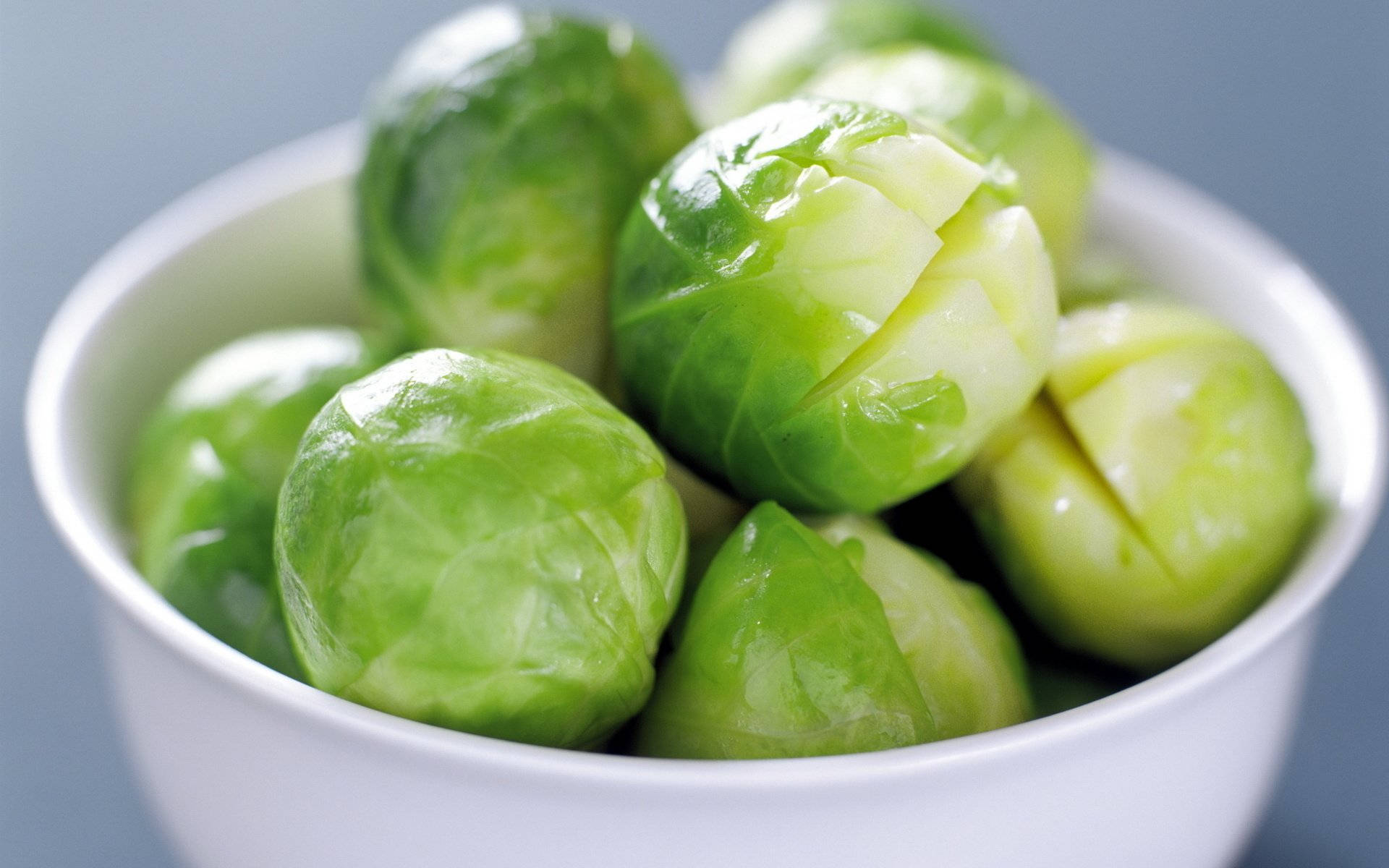 Fresh Brussels Sprouts In A Bowl