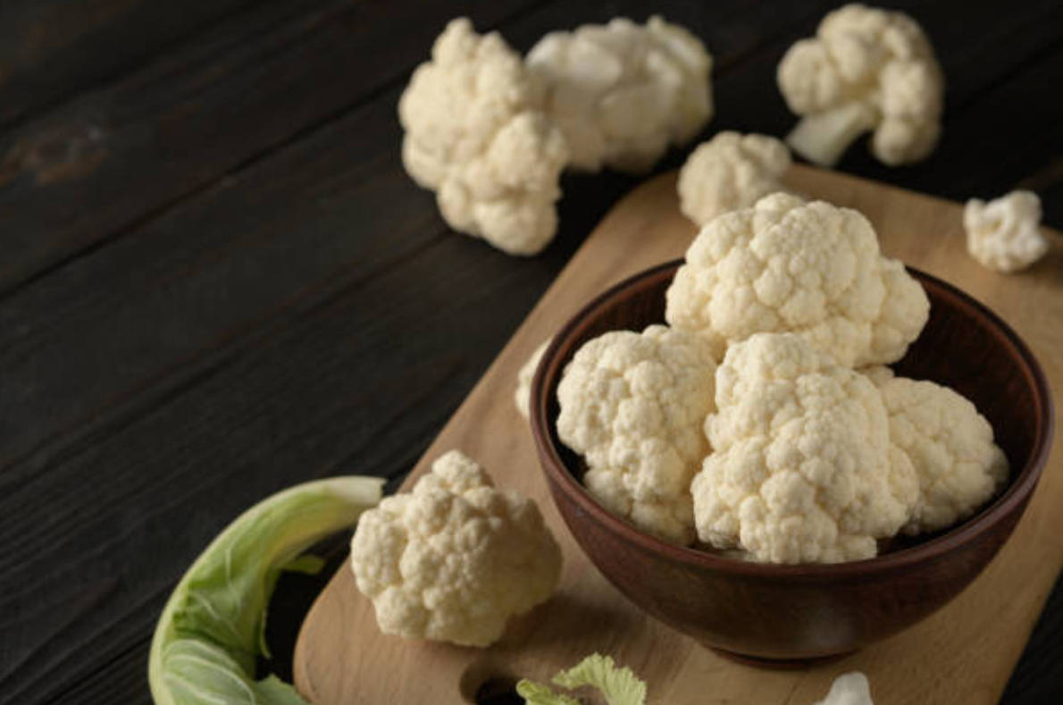 Fresh Cauliflower Background