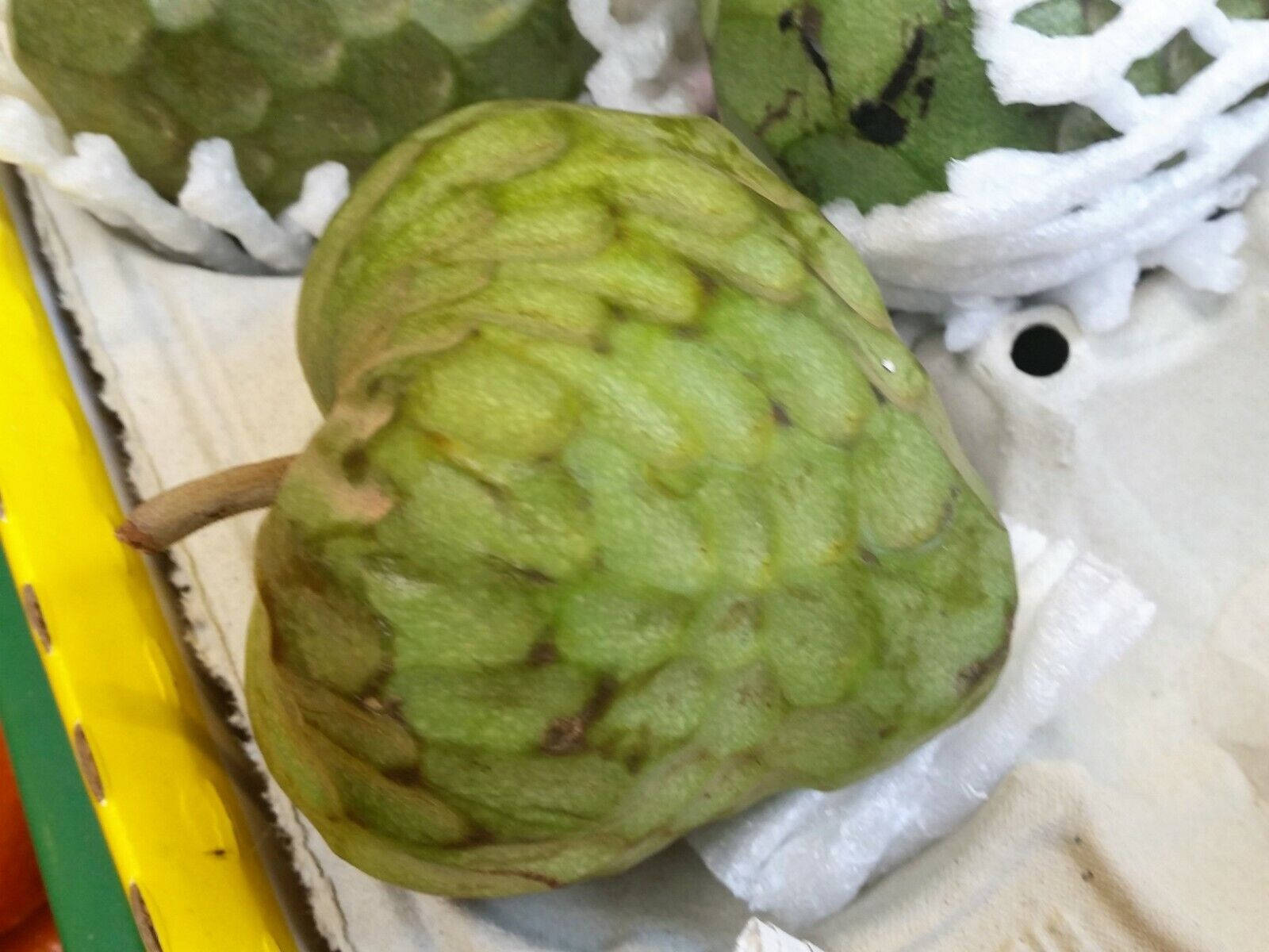 Fresh Cherimoya Fruit On A Scenic Background