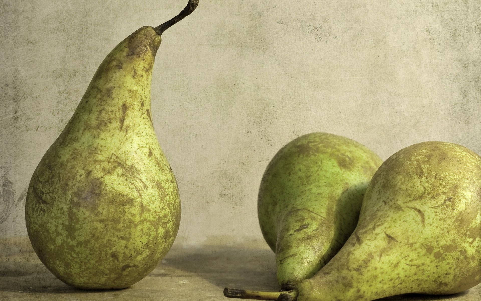 Fresh Food Green Pears Background