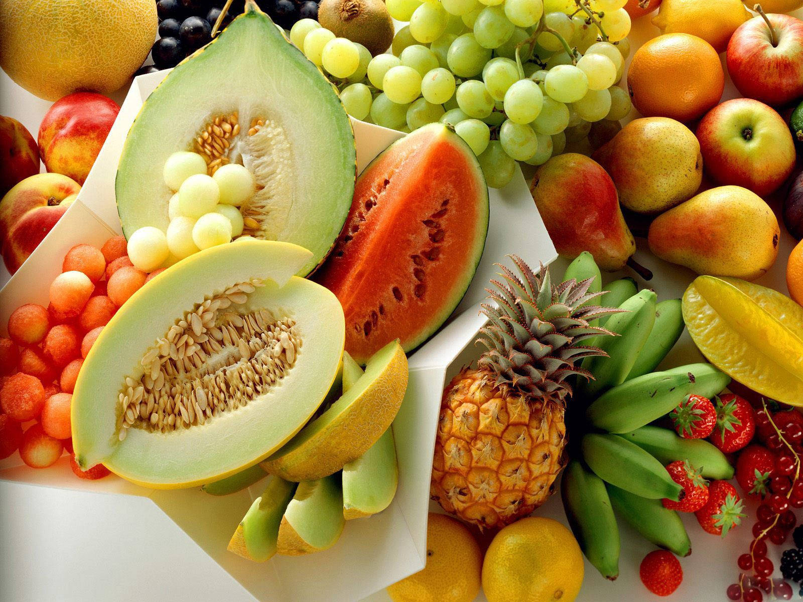 Fresh Fruits Nutritious Food Background
