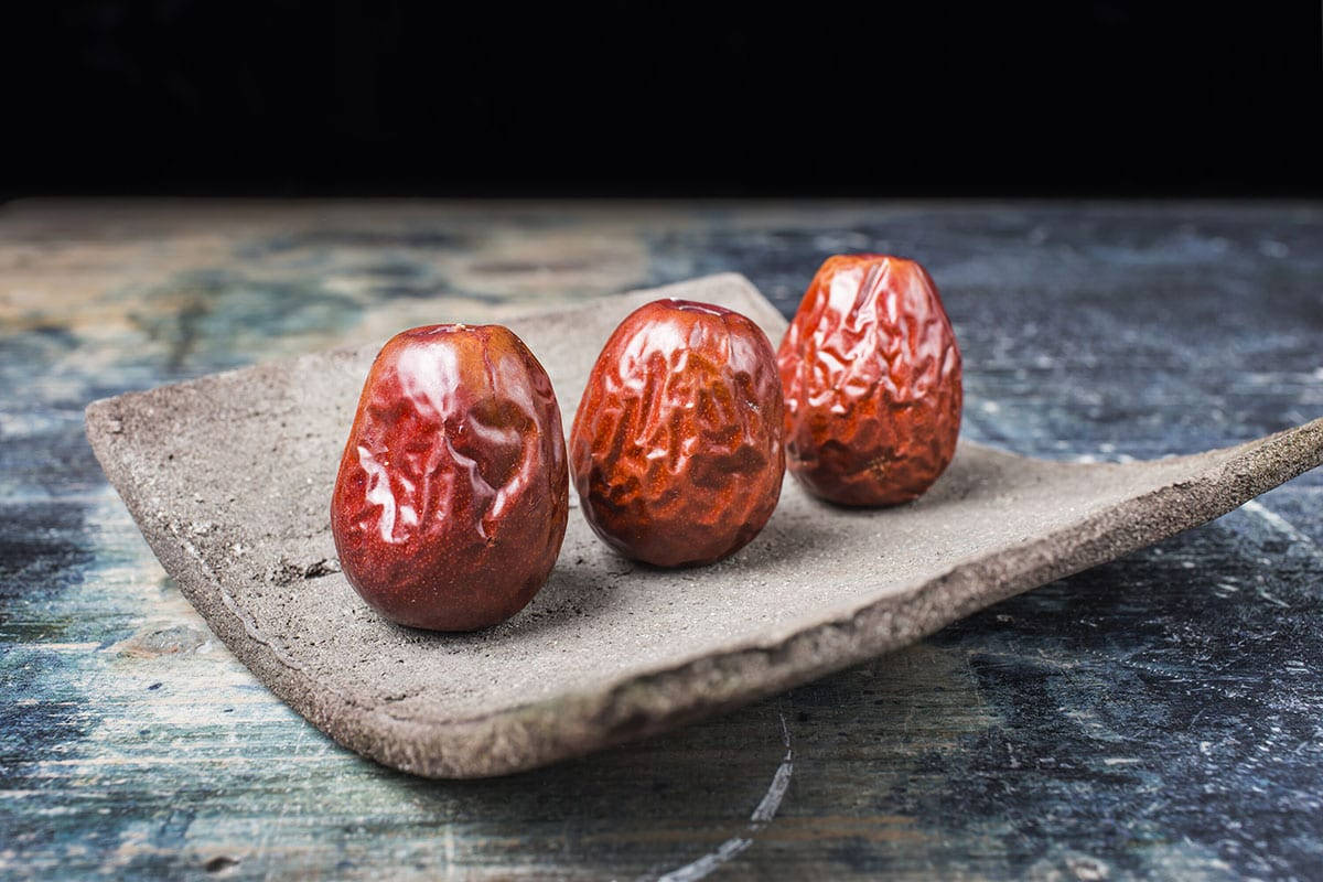 Fresh Jujube Seeds On Display