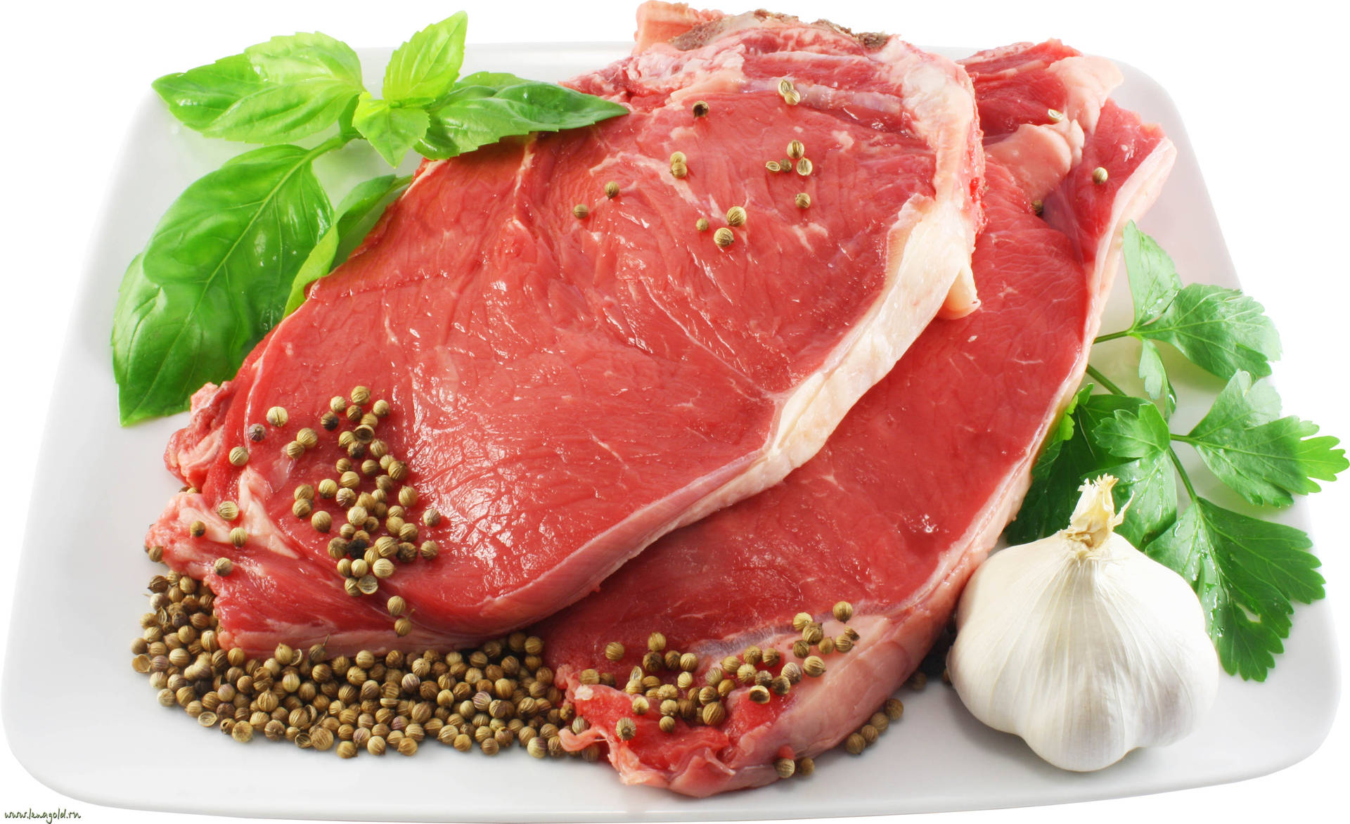 Fresh Kobe Beef Shoulder Roast Cuts Background