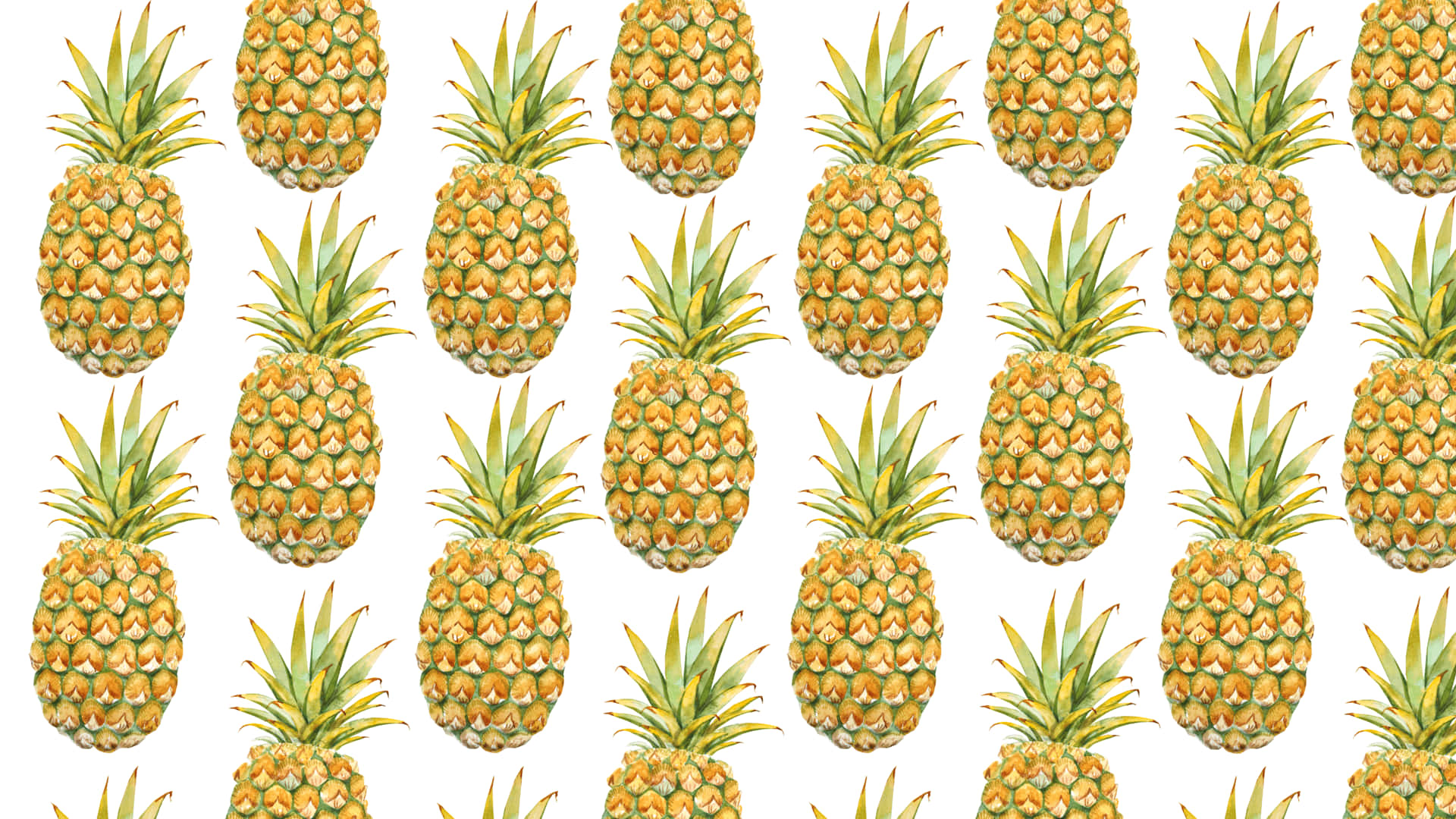 Fresh Pineapple On Fresh Desktop Background