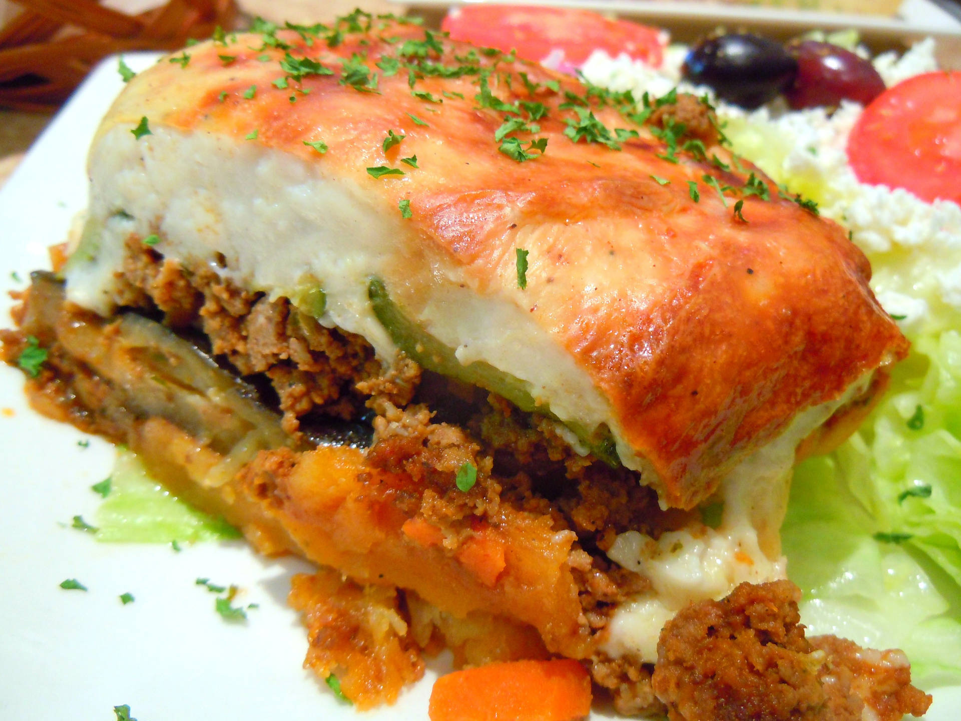 Fresh Portion Of Moussaka