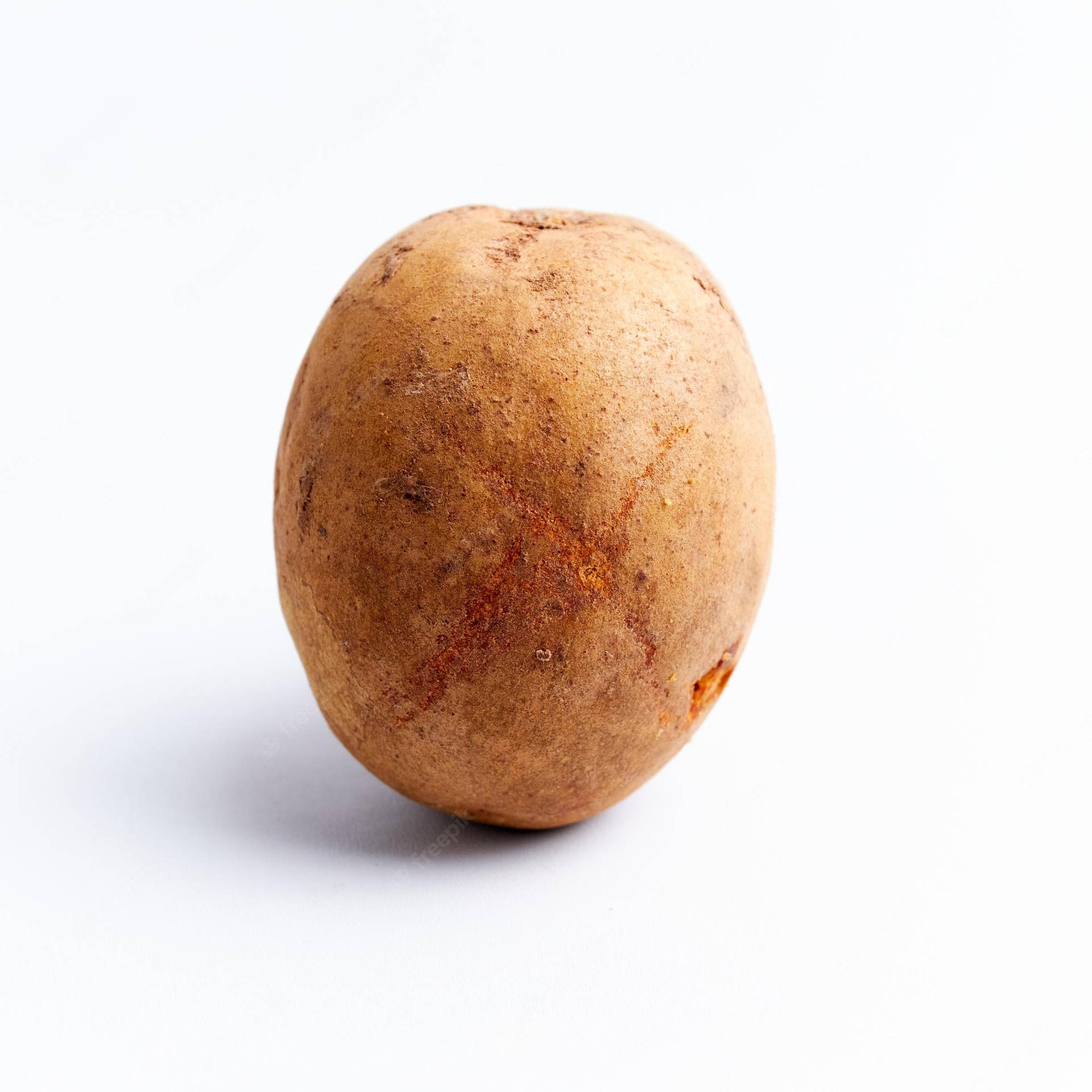 Fresh Sapodilla Fruit On A White Background