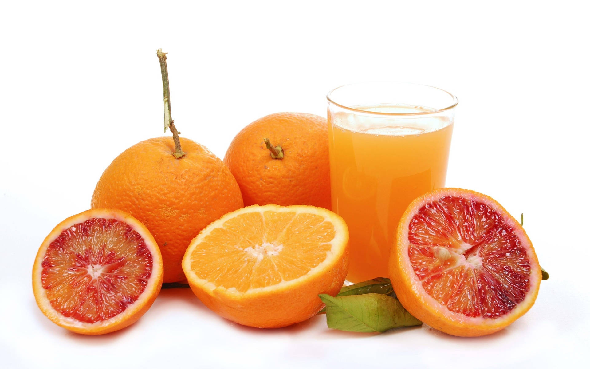 Fresh Squeezed Blood Orange Juice Background