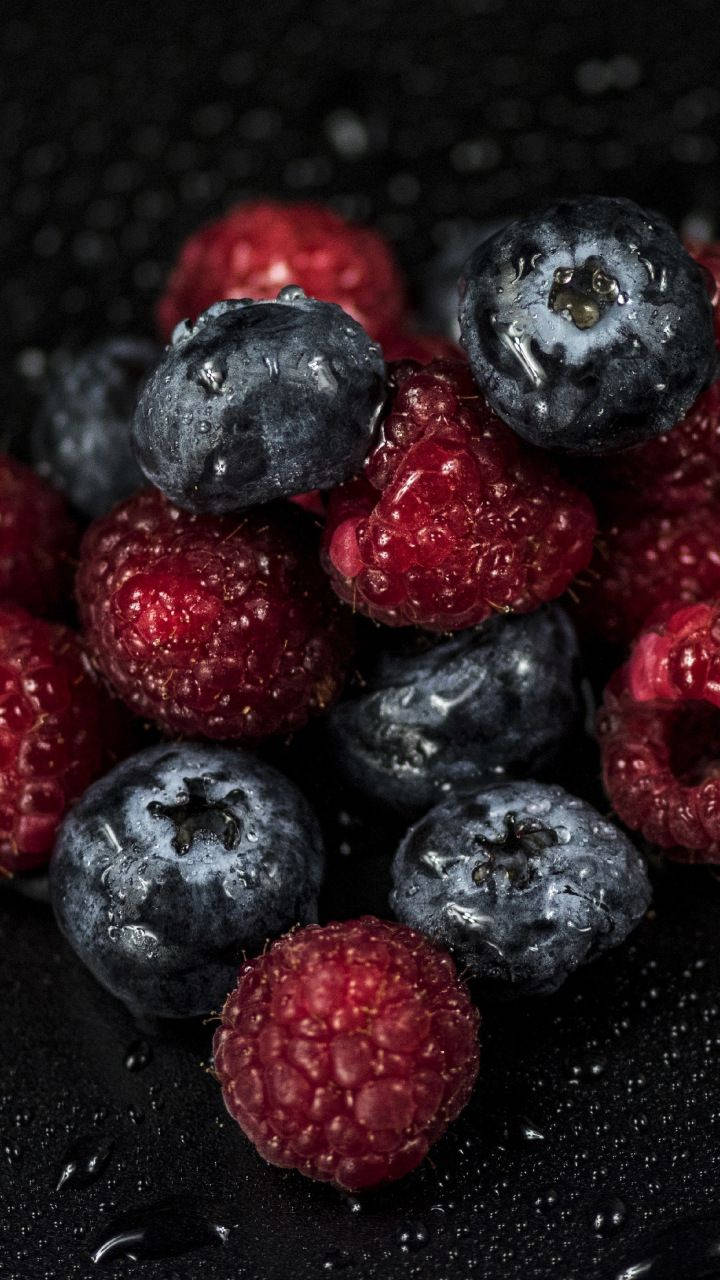 Fresh Types Of Berries Raspberries