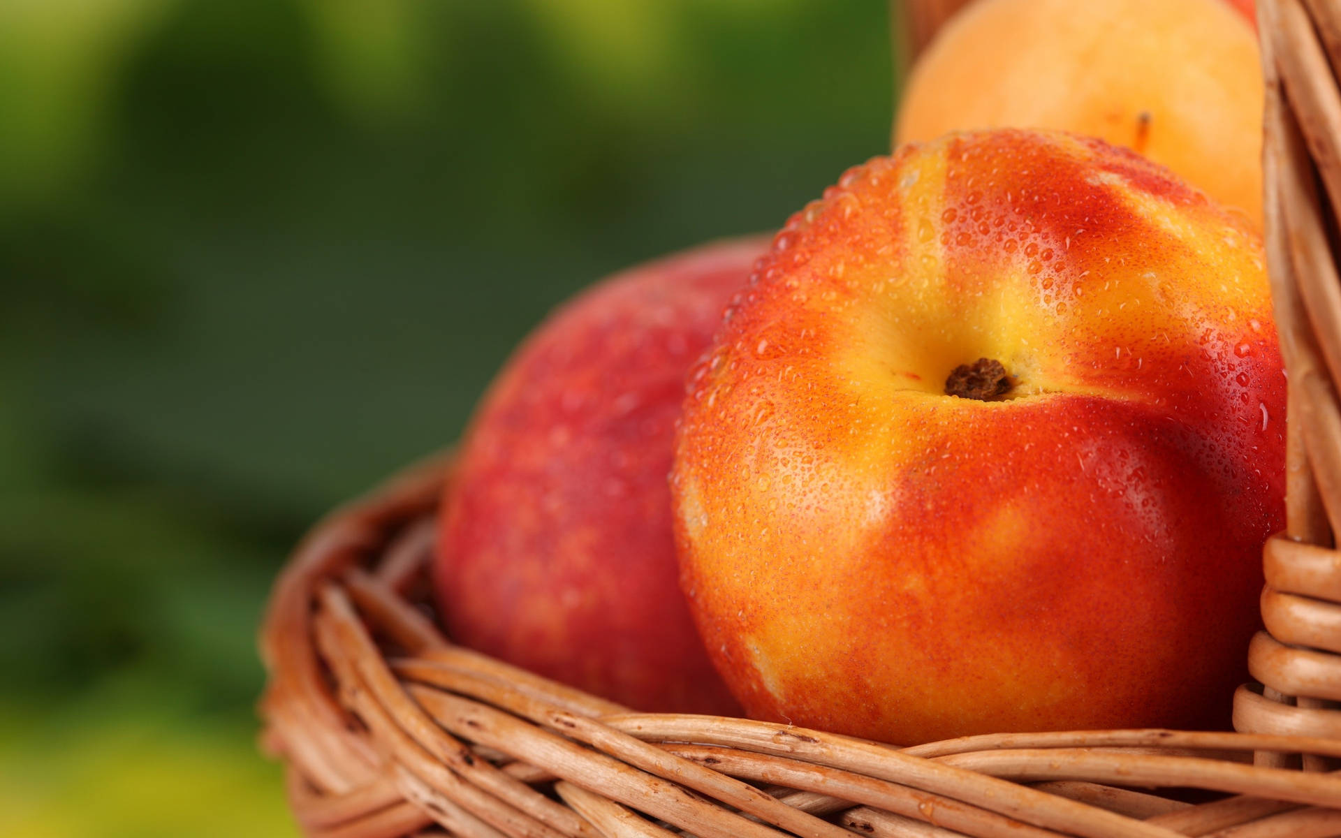 Freshly Handpicked Apple Fruit Background
