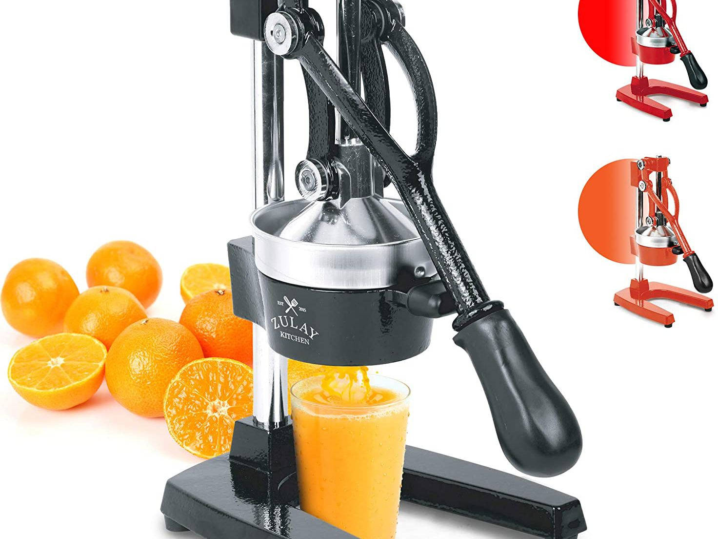 Freshly Squeezed Orange Juice In Action