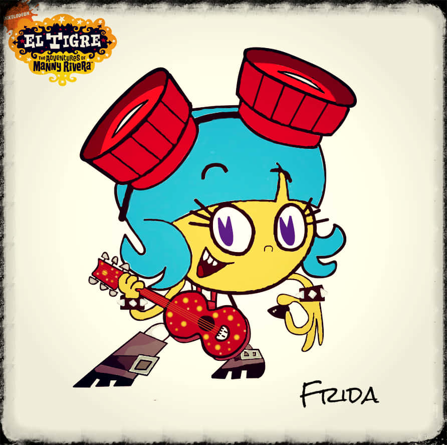 Frida Suárez From El Tigre The Adventures Of Manny Rivera Background