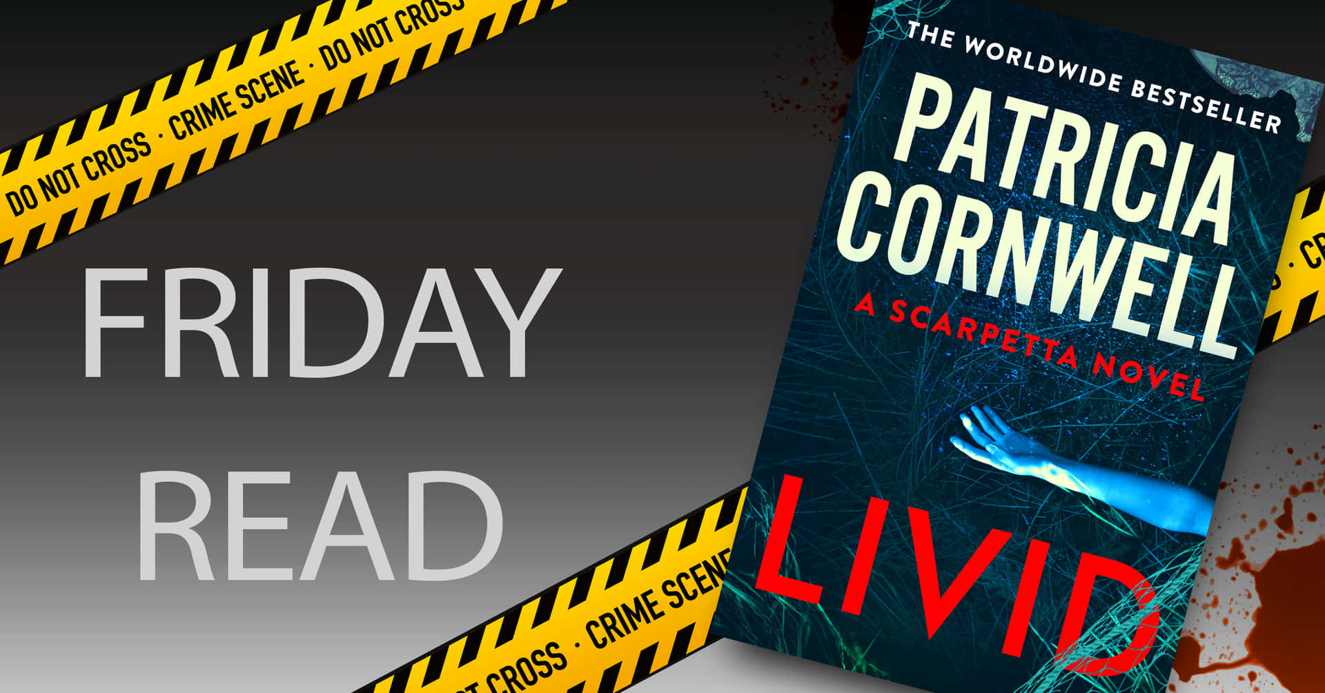 Friday Read Livid Crime Scene Book Promotion