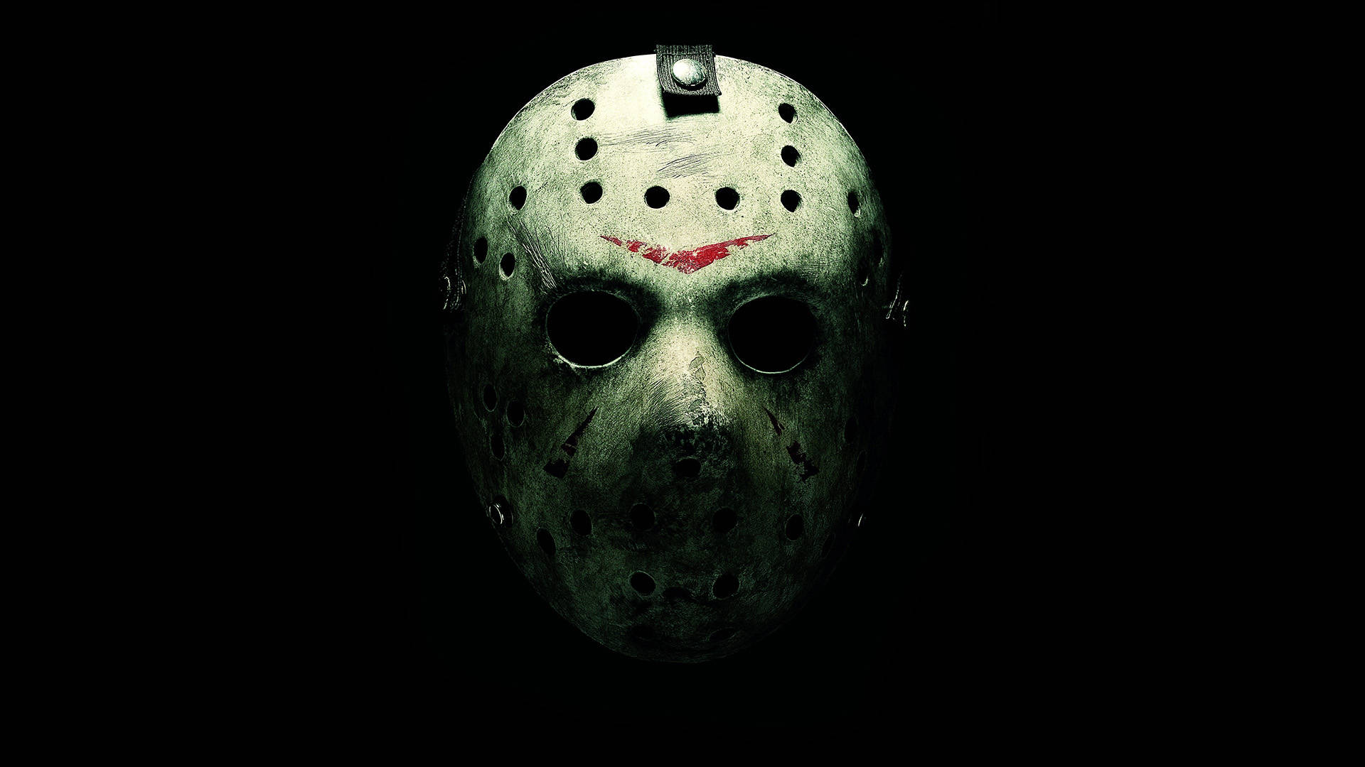 Friday The 13th Jason's Mask In Dark Background