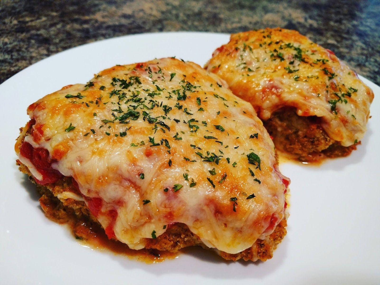 Fried Chicken Schnitzel Cheesy Parmigiana