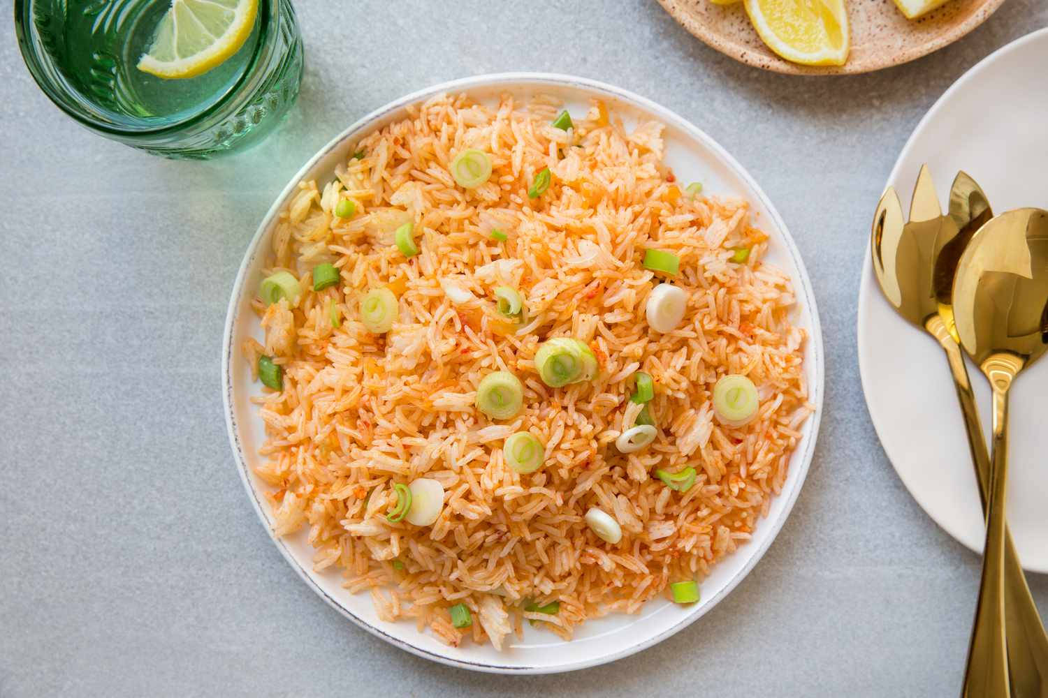 Fried Rice Dish Background