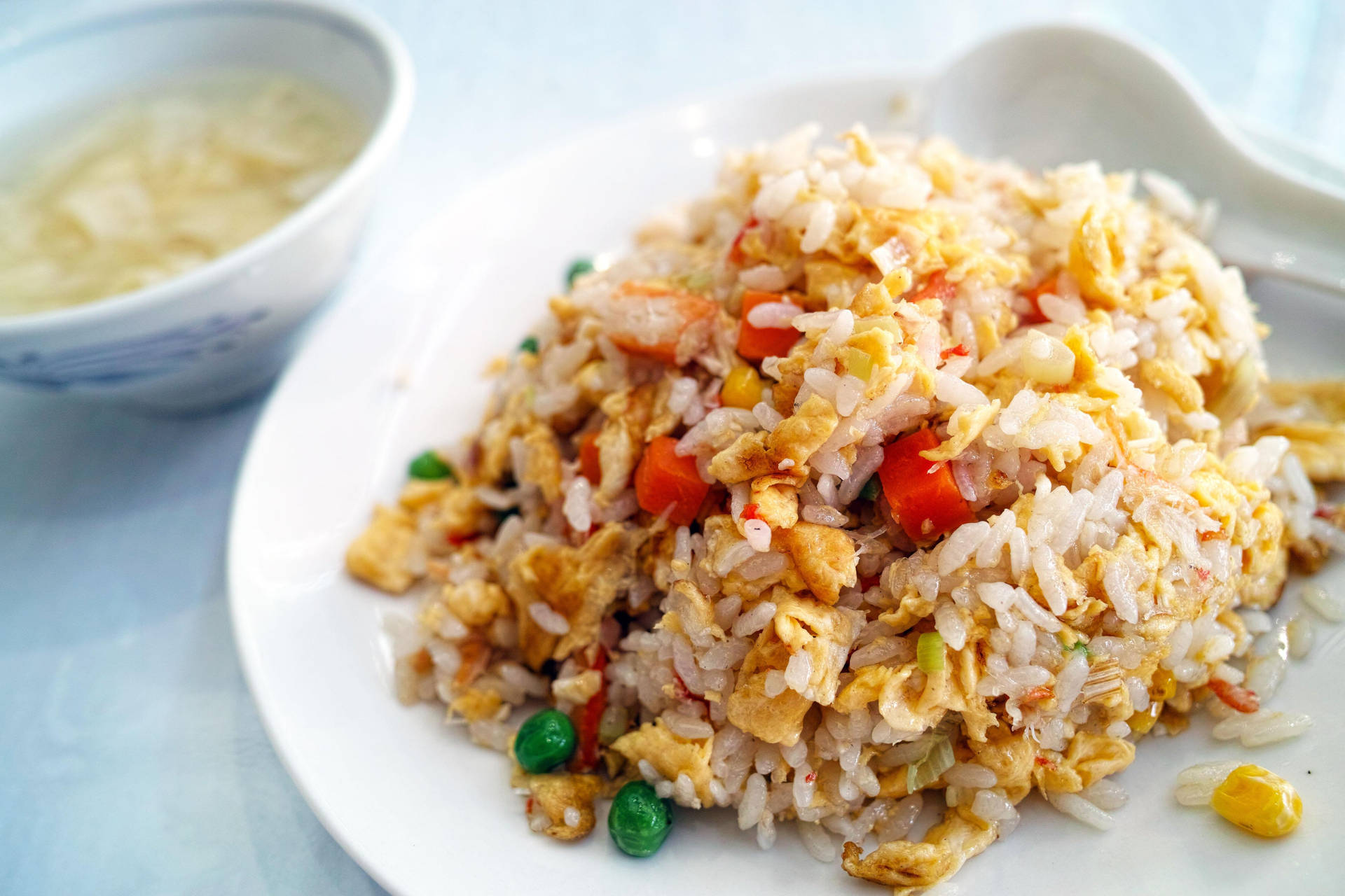 Fried Rice Food Meal Background