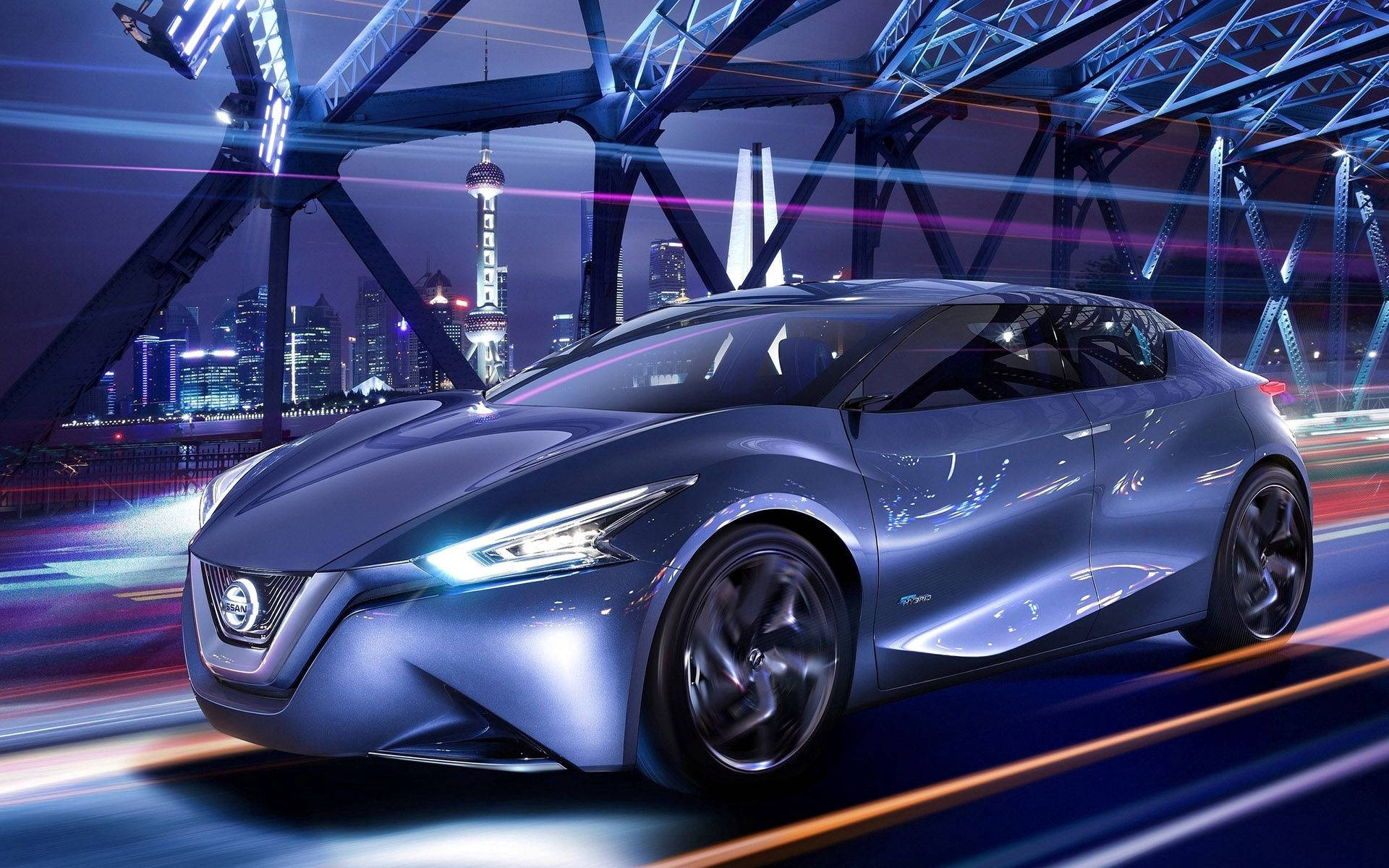 Friend Me: Nissan Introduces Excitingly Connected Futuristic Design Background