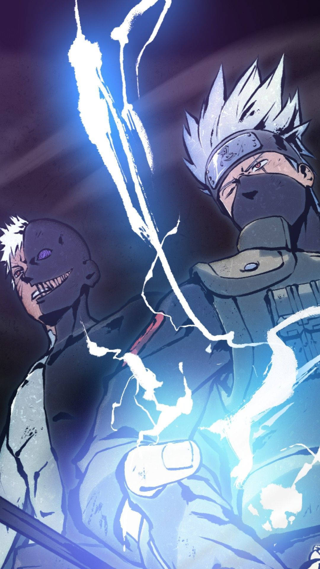 Friend Or Foe? The Epic Clash Between Kakashi And Obito. Background