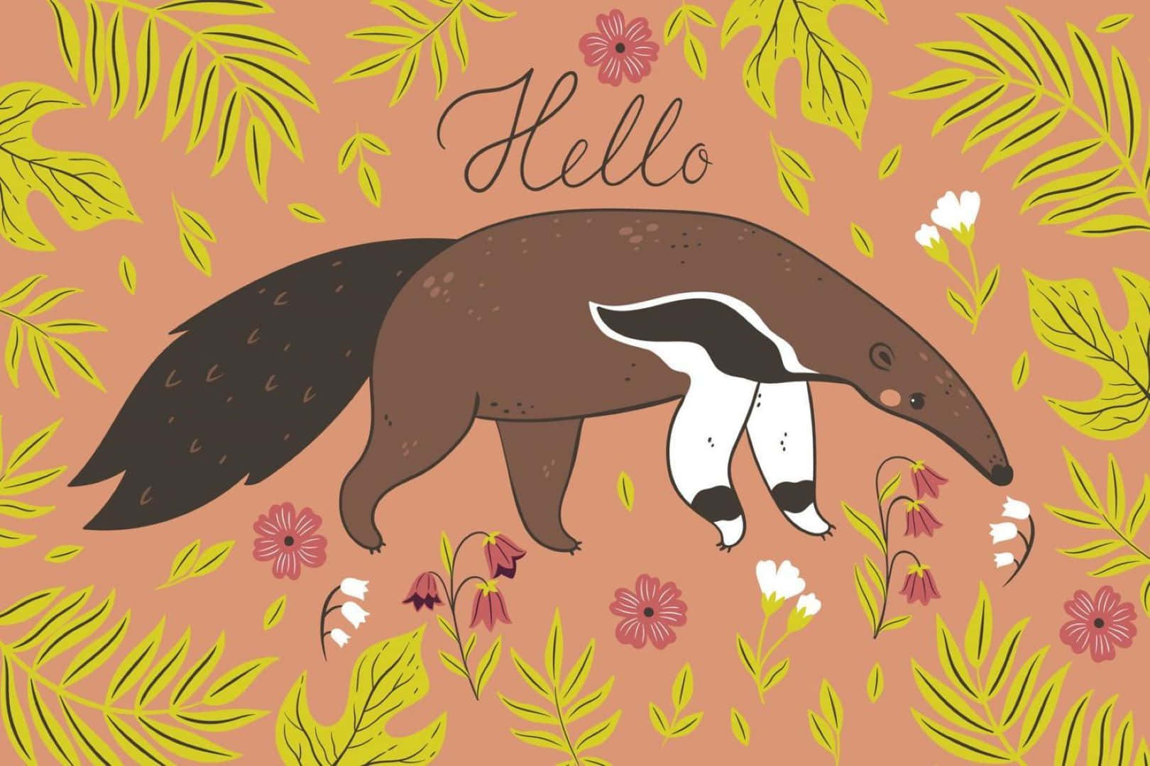 Friendly Anteater Greeting