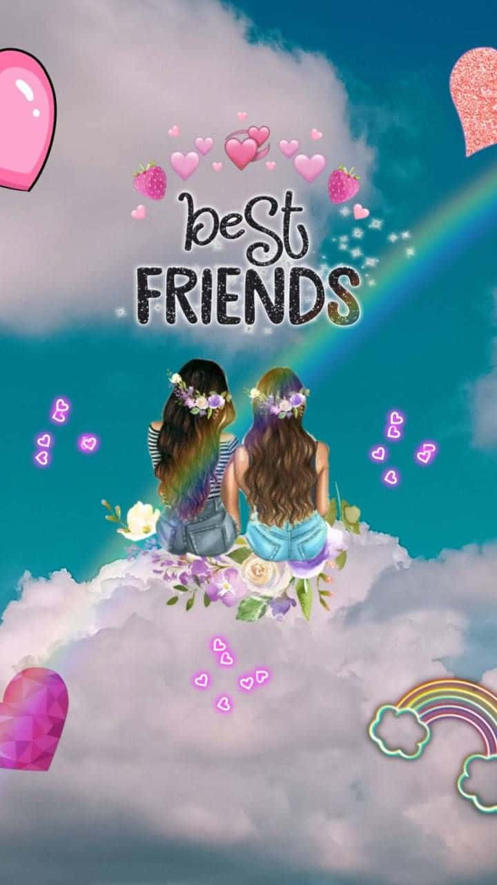 Friendly Best Friends Background