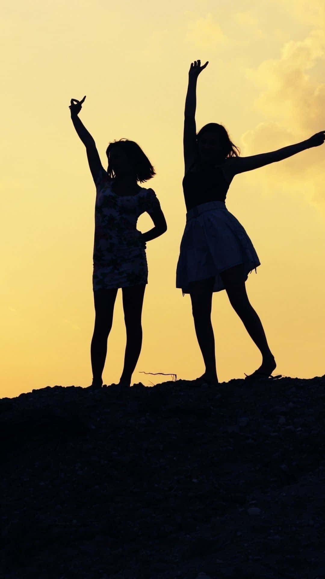 Friendly Girls Dancing