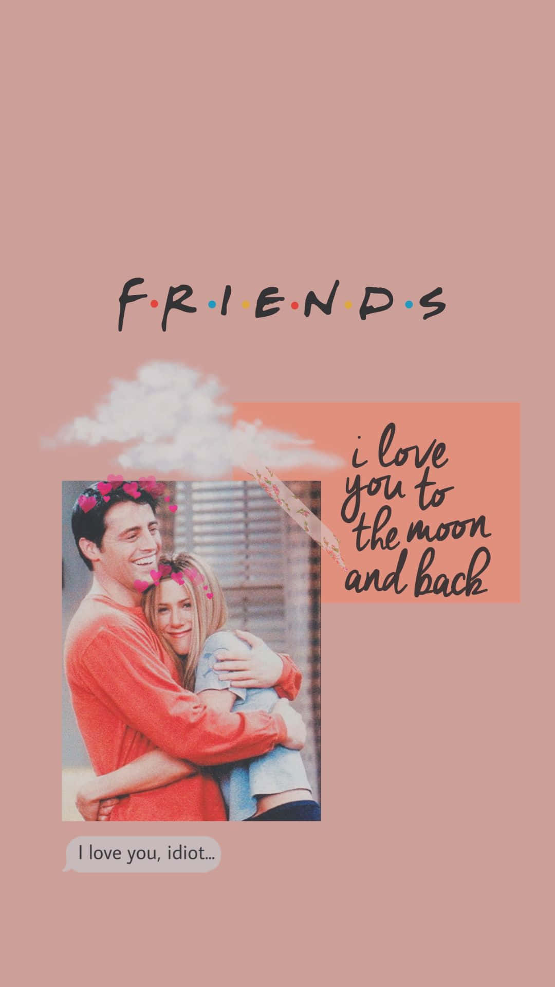 Friendly Joey And Rachel Background