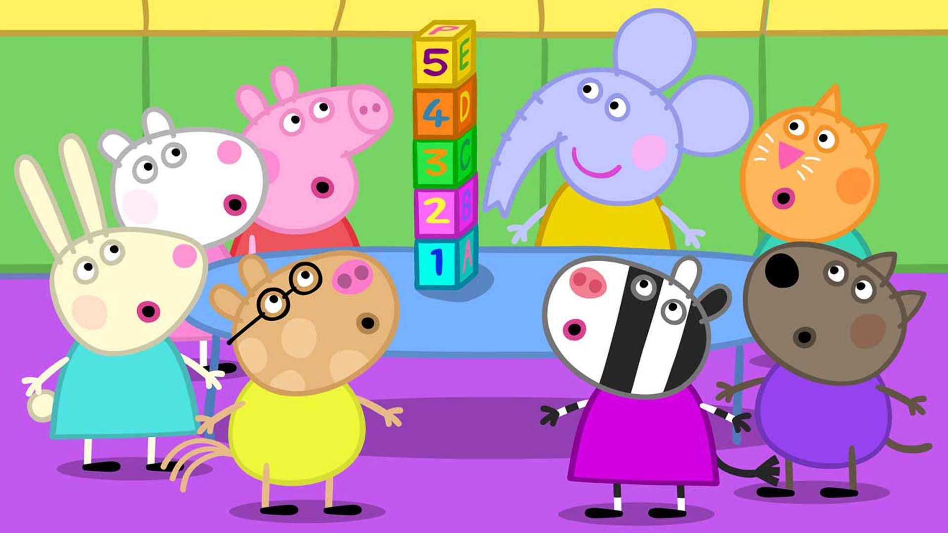 Friends And Peppa Pig Ipad Background