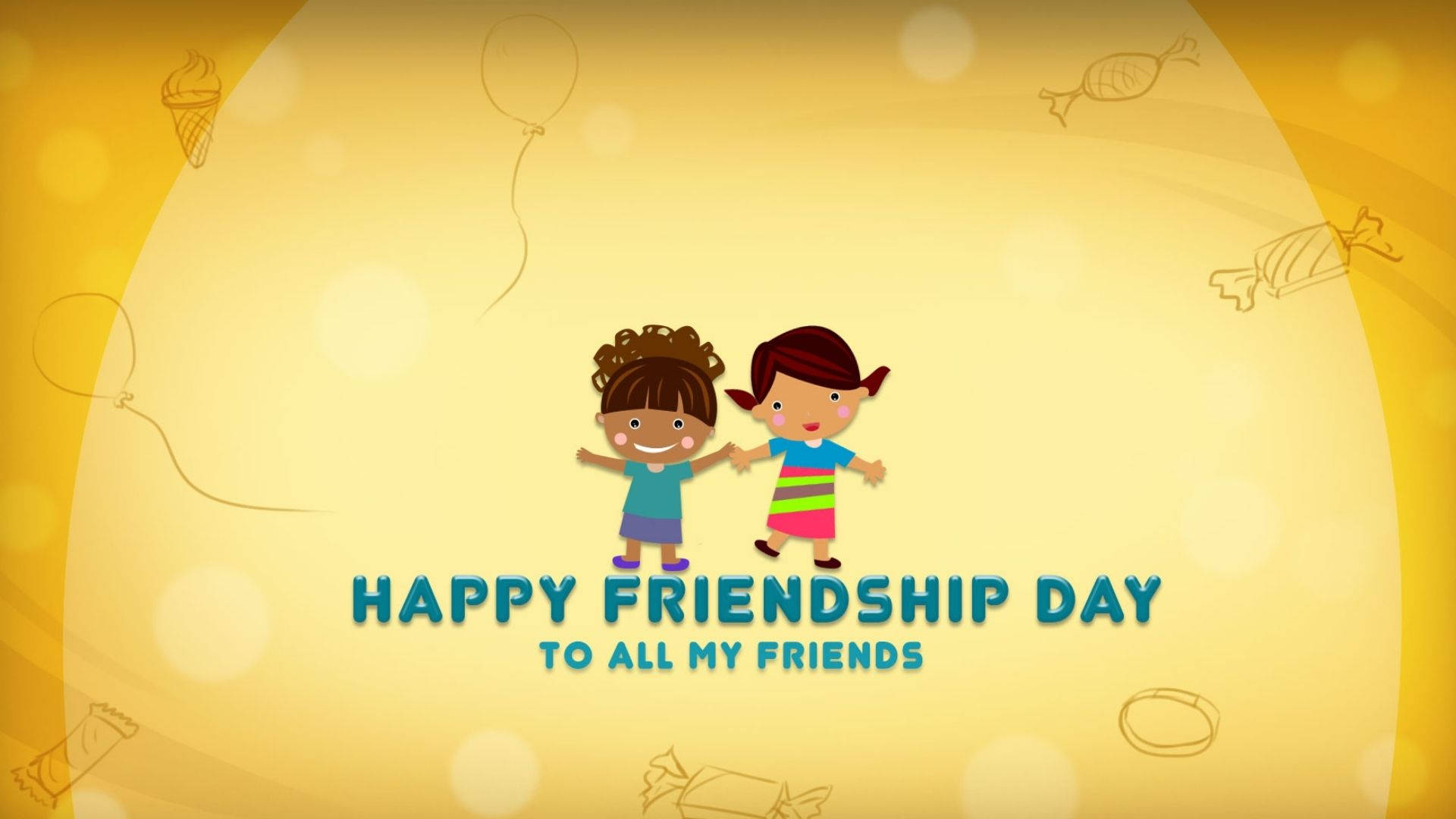 Friends For Friendship Day Background