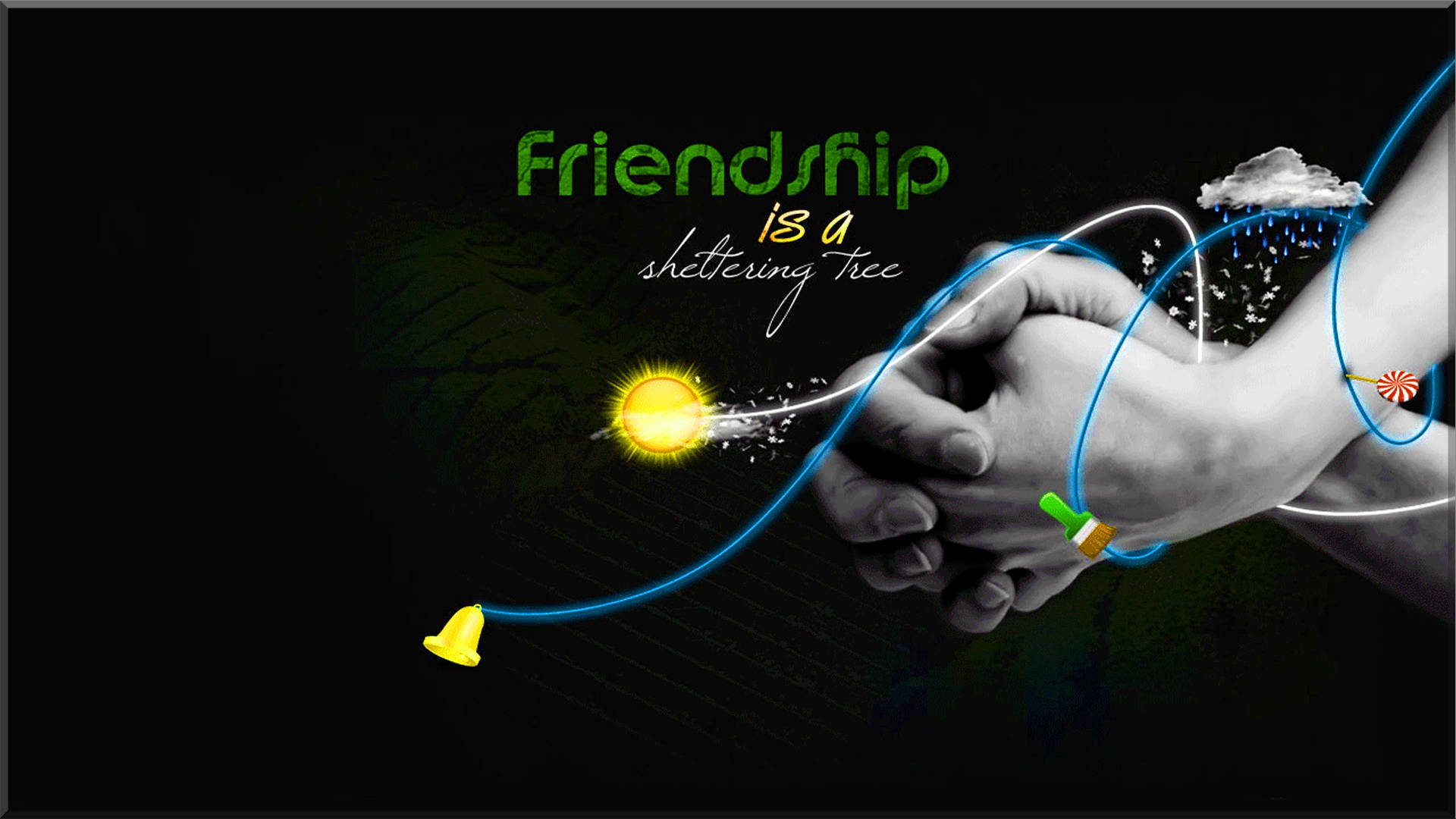 Friends Friendship Quote Background