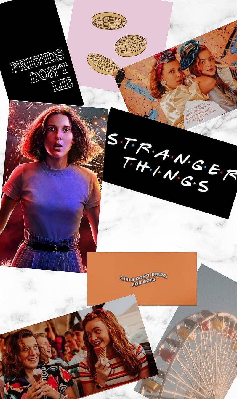 Friends Stranger Things Aesthetic Background