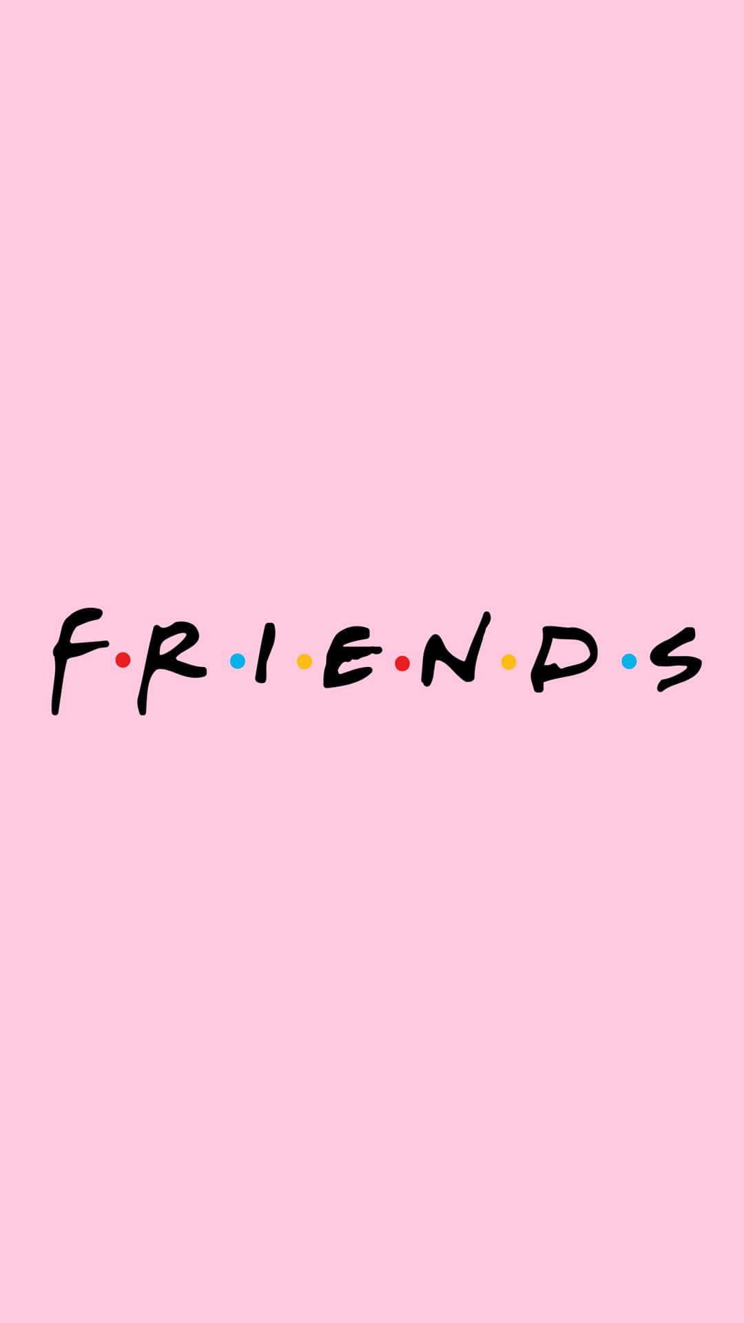 Friends Television Series Pink Aesthetic Iphone