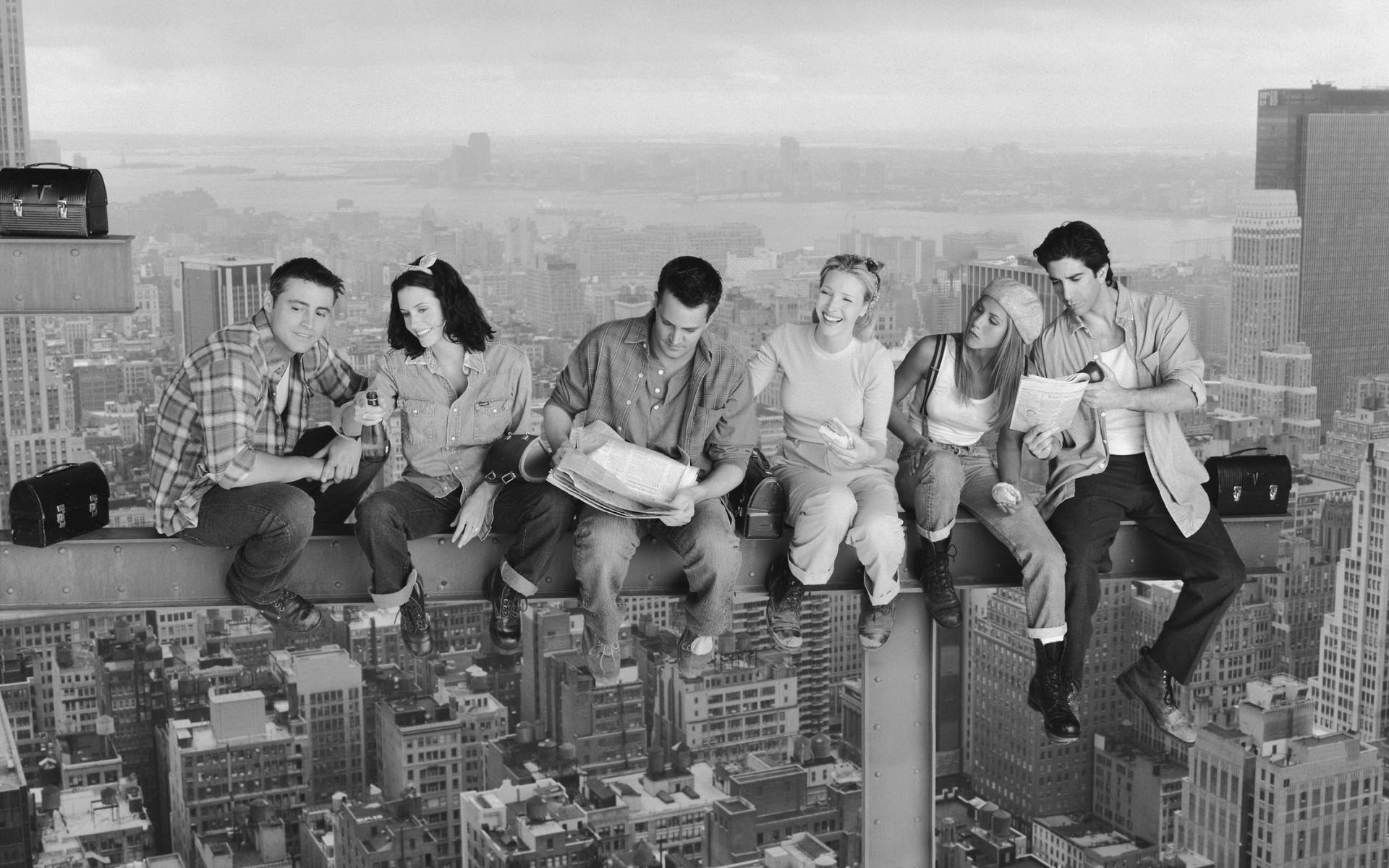 Friends Tv Show Above The City Background