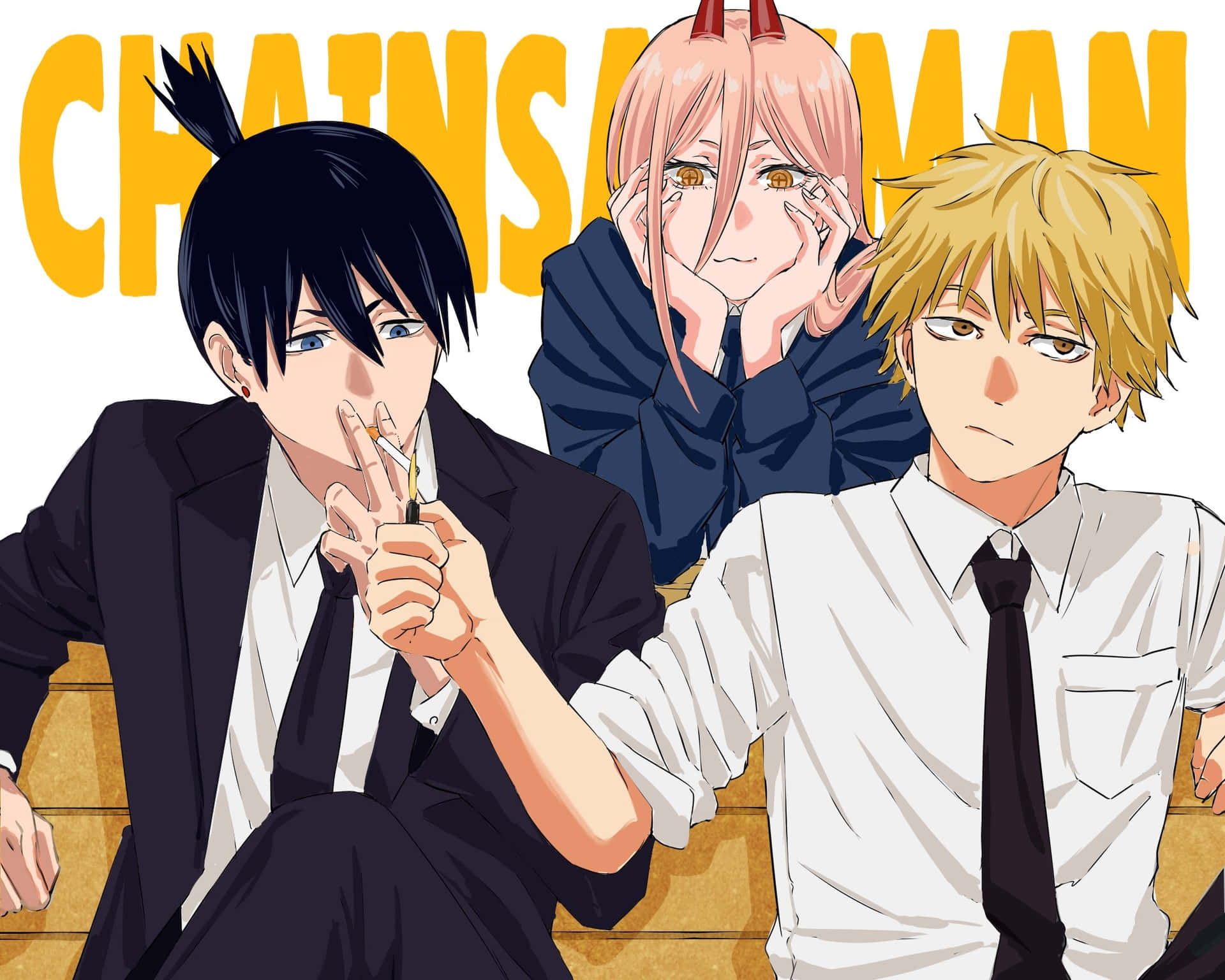 Friendship Chainsaw Man Pfp Background