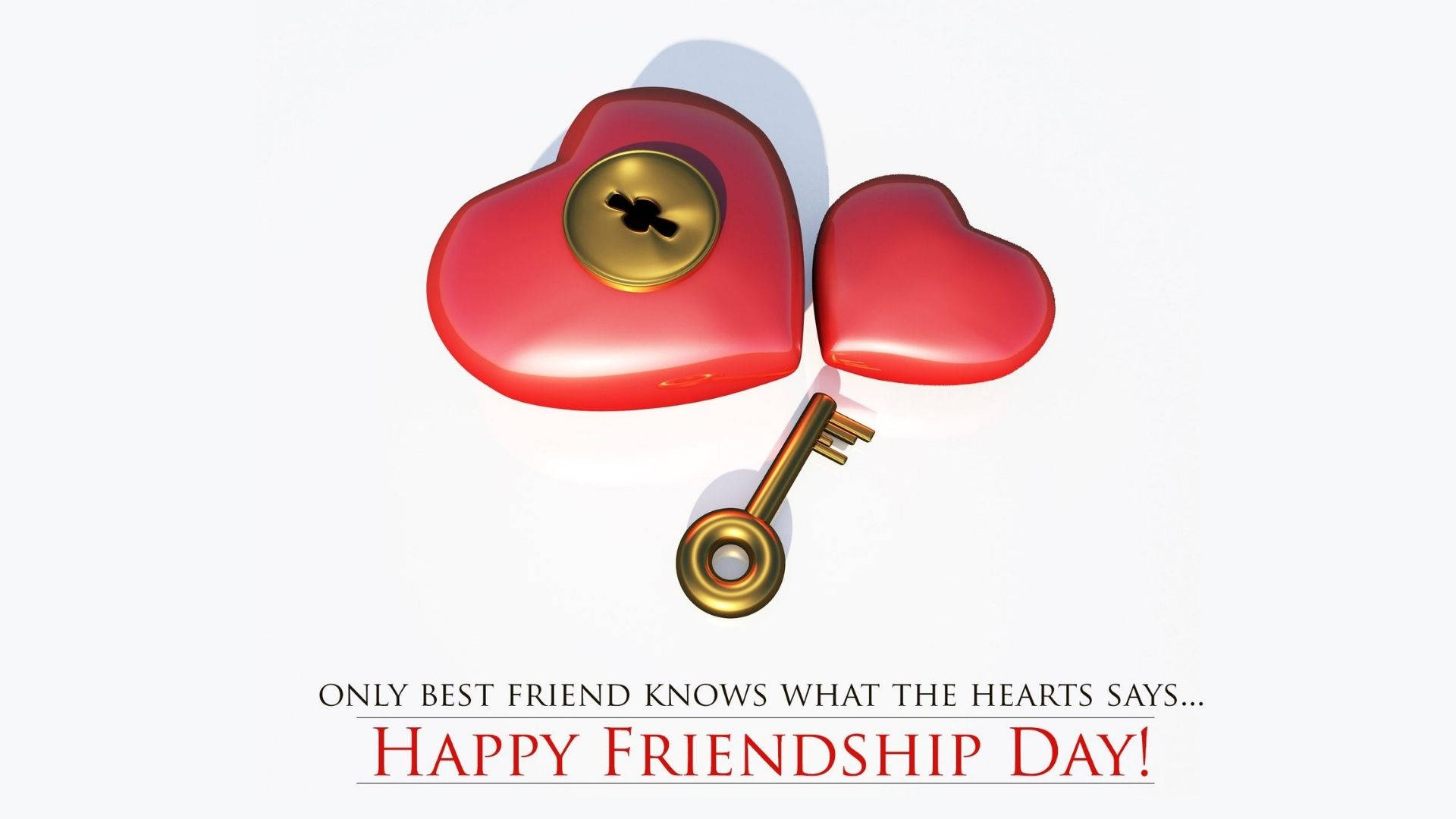 Friendship Day Key And Lock Background