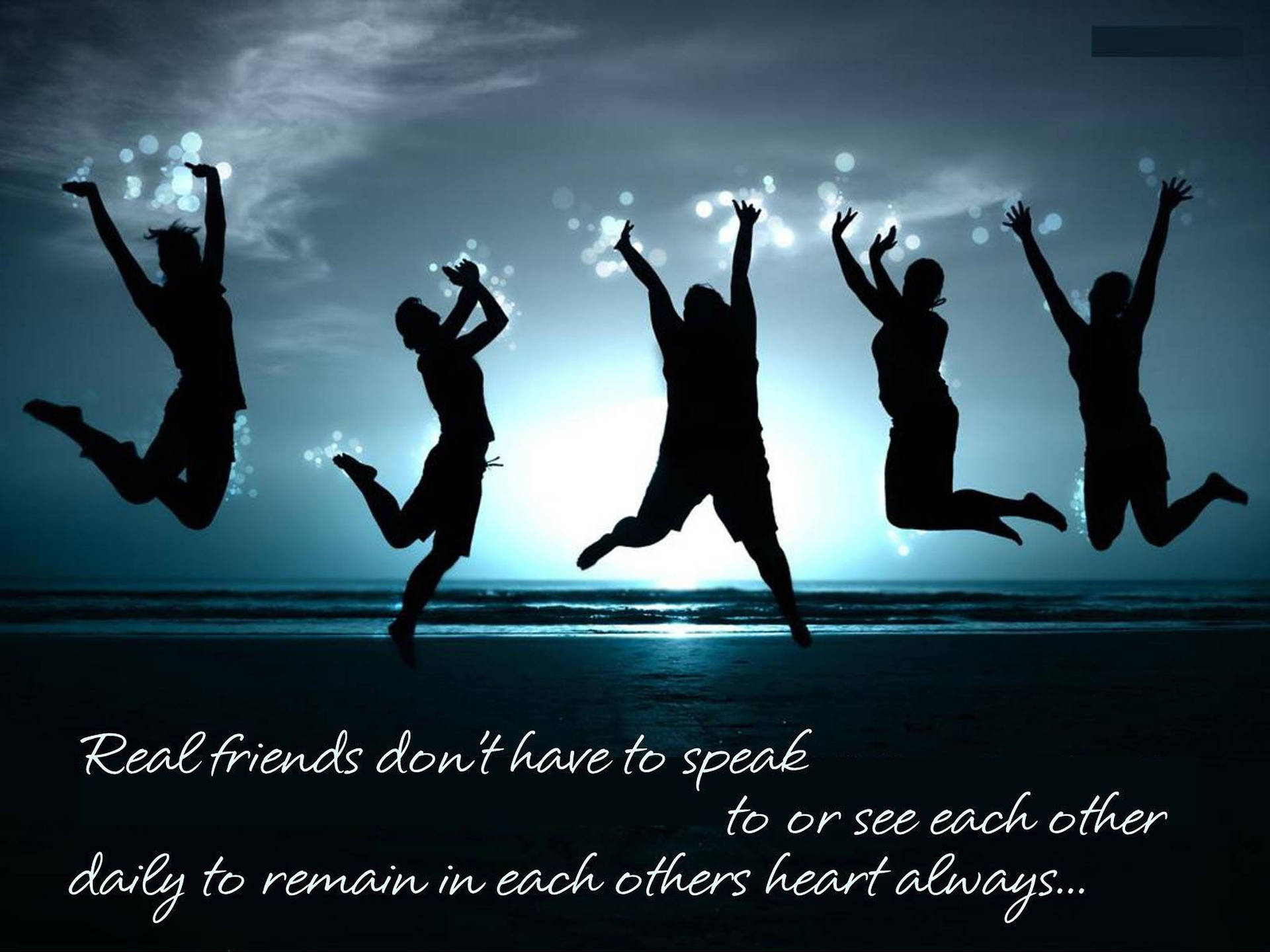 Friendship Quotes About Real Friends Background