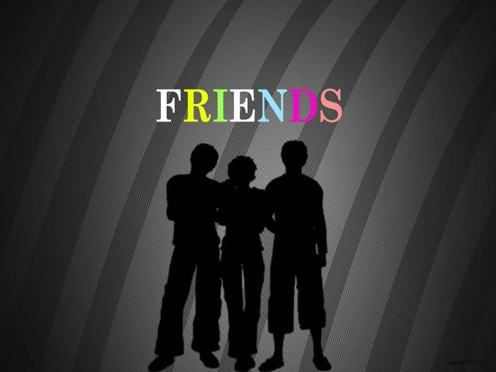 Friendship Silhouettes Of Three People