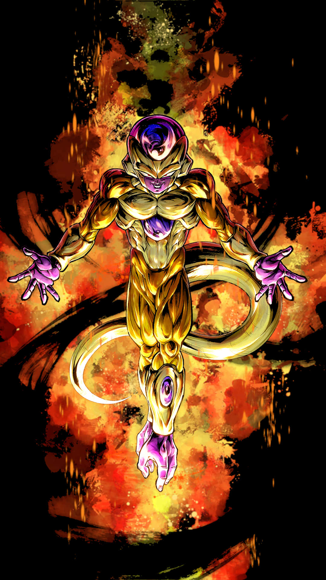 Frieza Fire Background Background